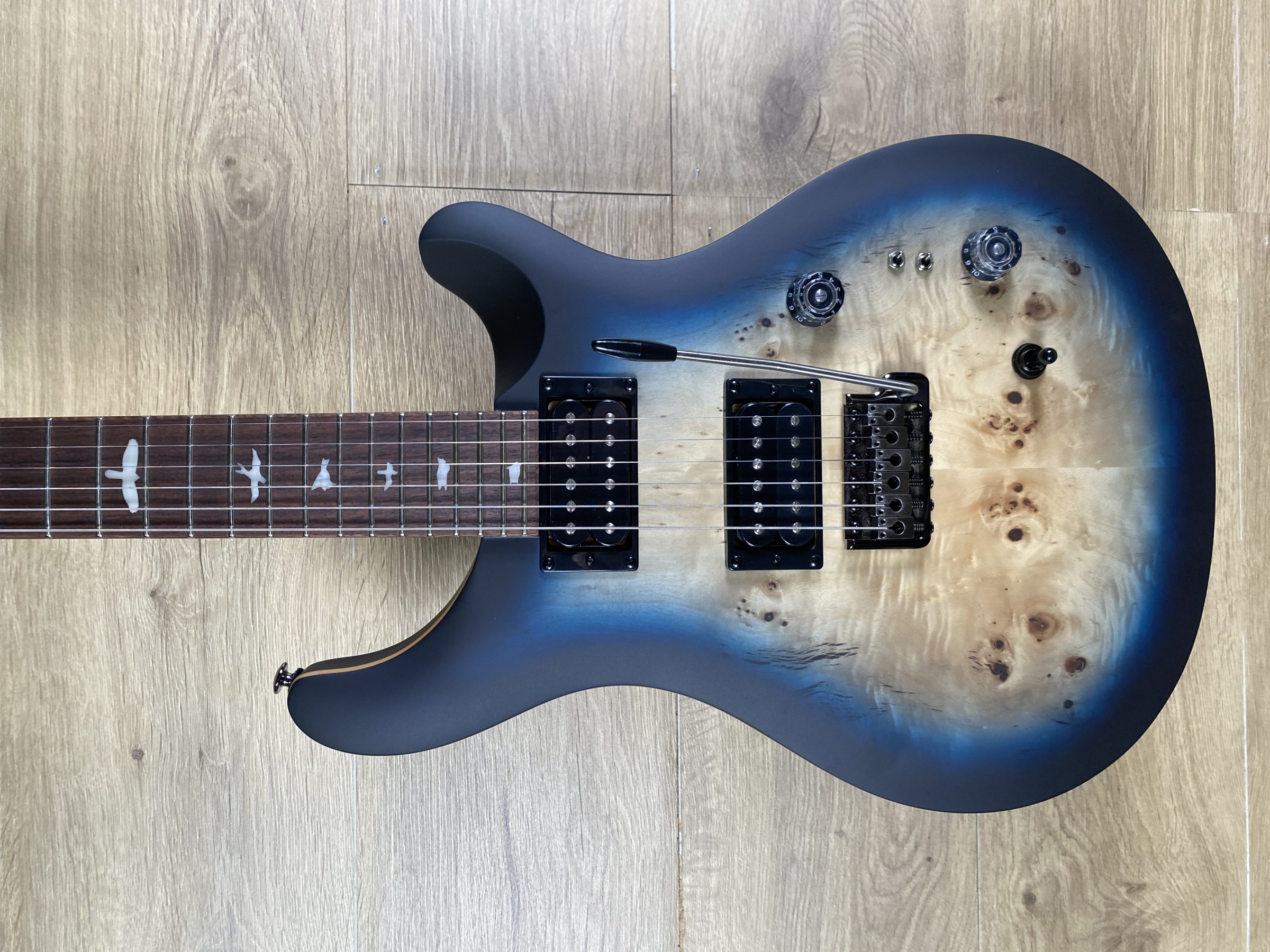 PRS SE Custom 24-08, Lake Blue Midnight Burst