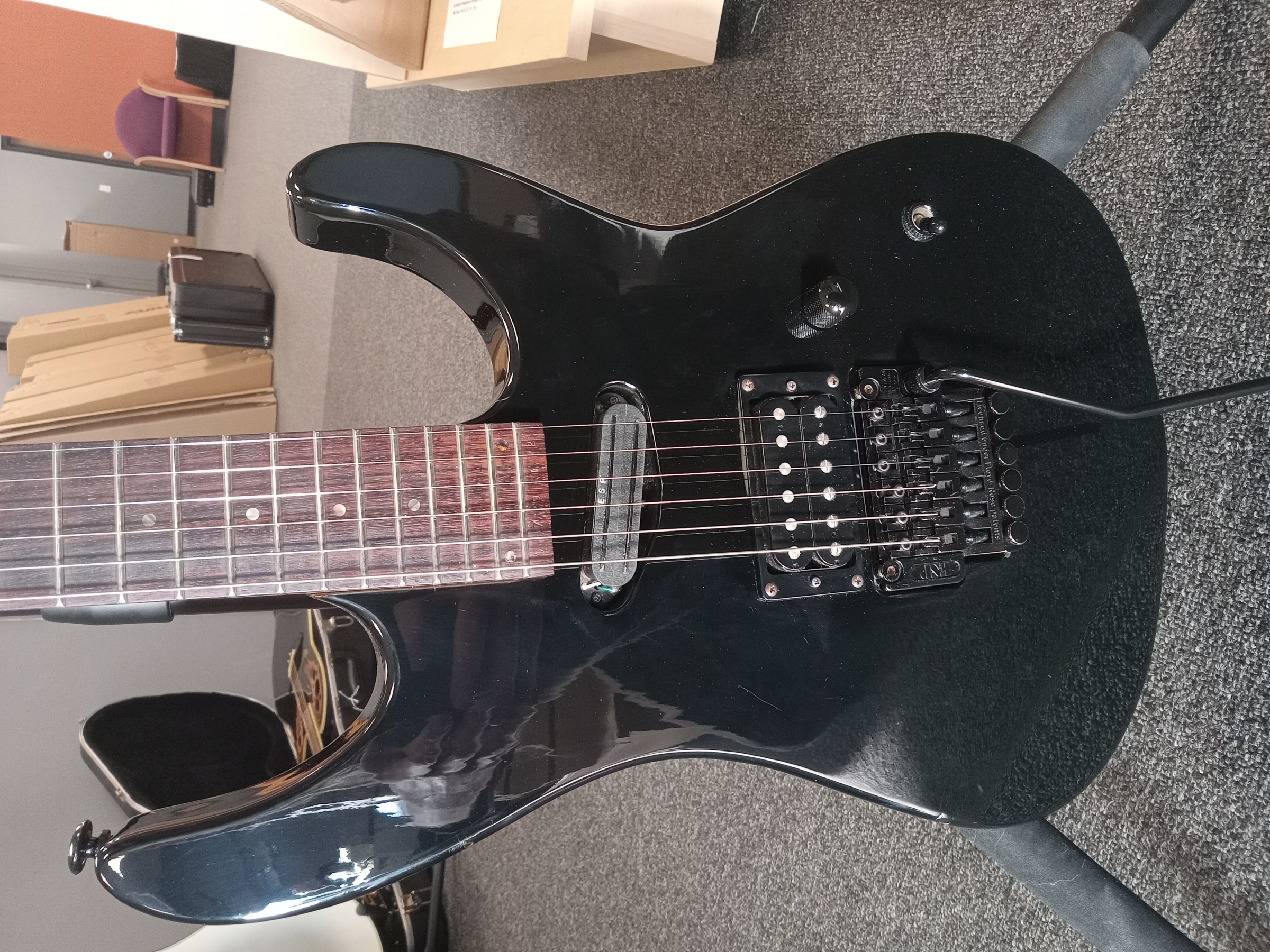 ESP LTD late 90's Mirage M-II Electric Guitar w/ Schaller Licensed Floyd - Black