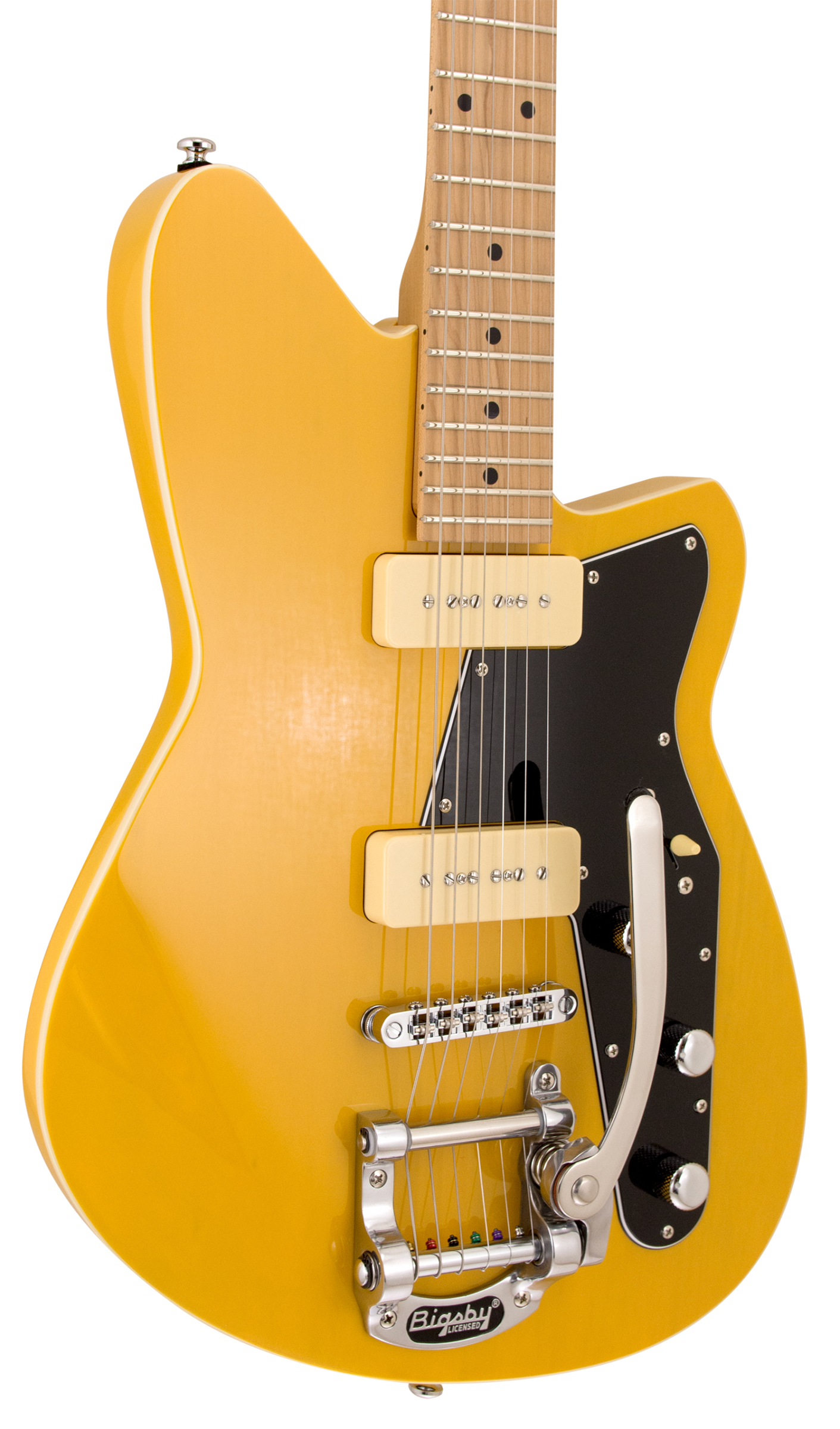 Reverend Jetstream 290 w/ Bigsby - Transparent Vintage Yellow