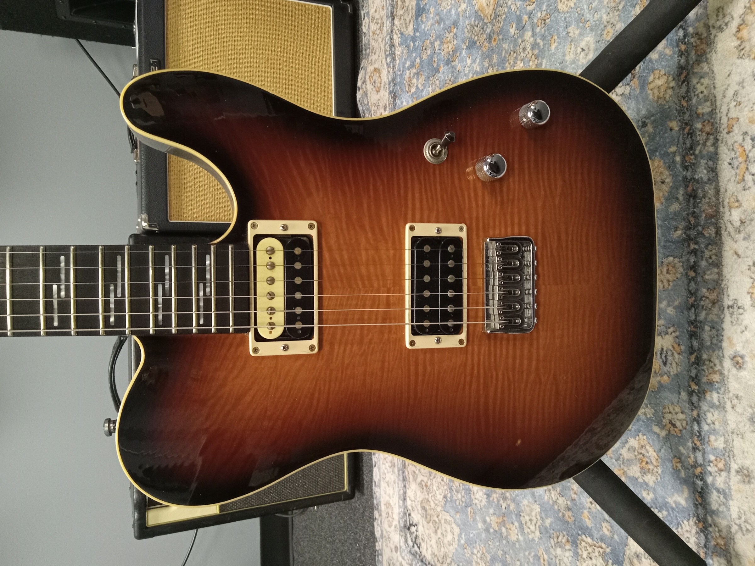 Schecter PT Elite USA Custom Shop Electric Guitar - Vintage Burst