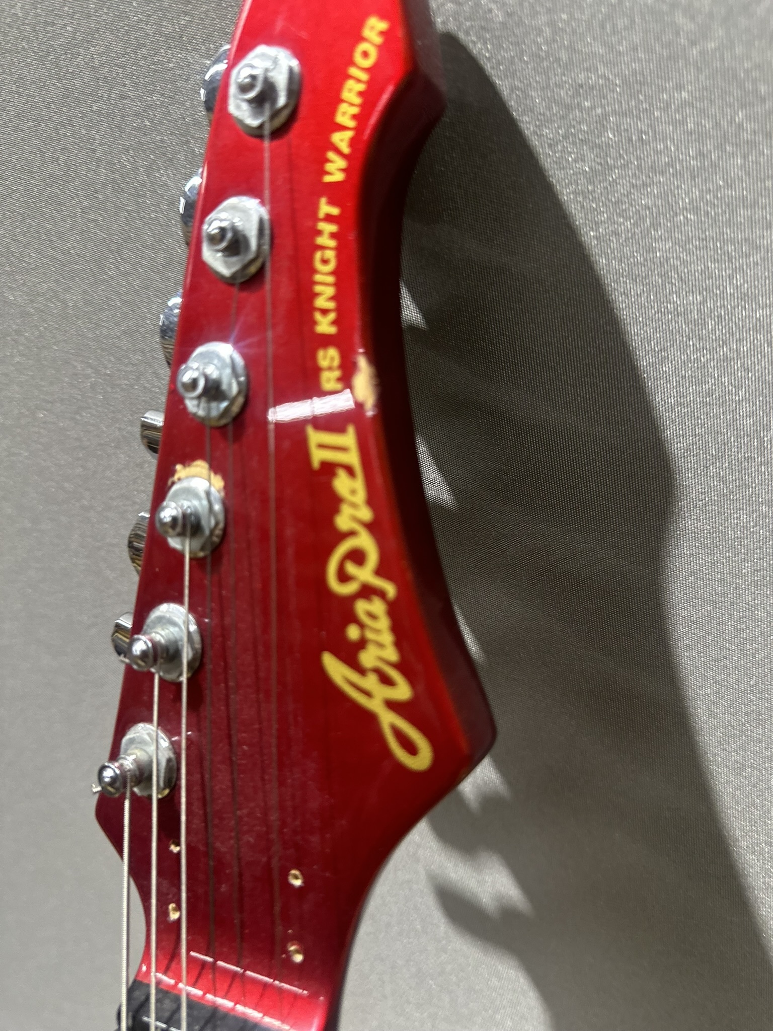 Aria Pro Ⅱ アリアプロ THE WARRIOR エレキギター レッド Aria_Pro_II_RS_Knight_Warrior_