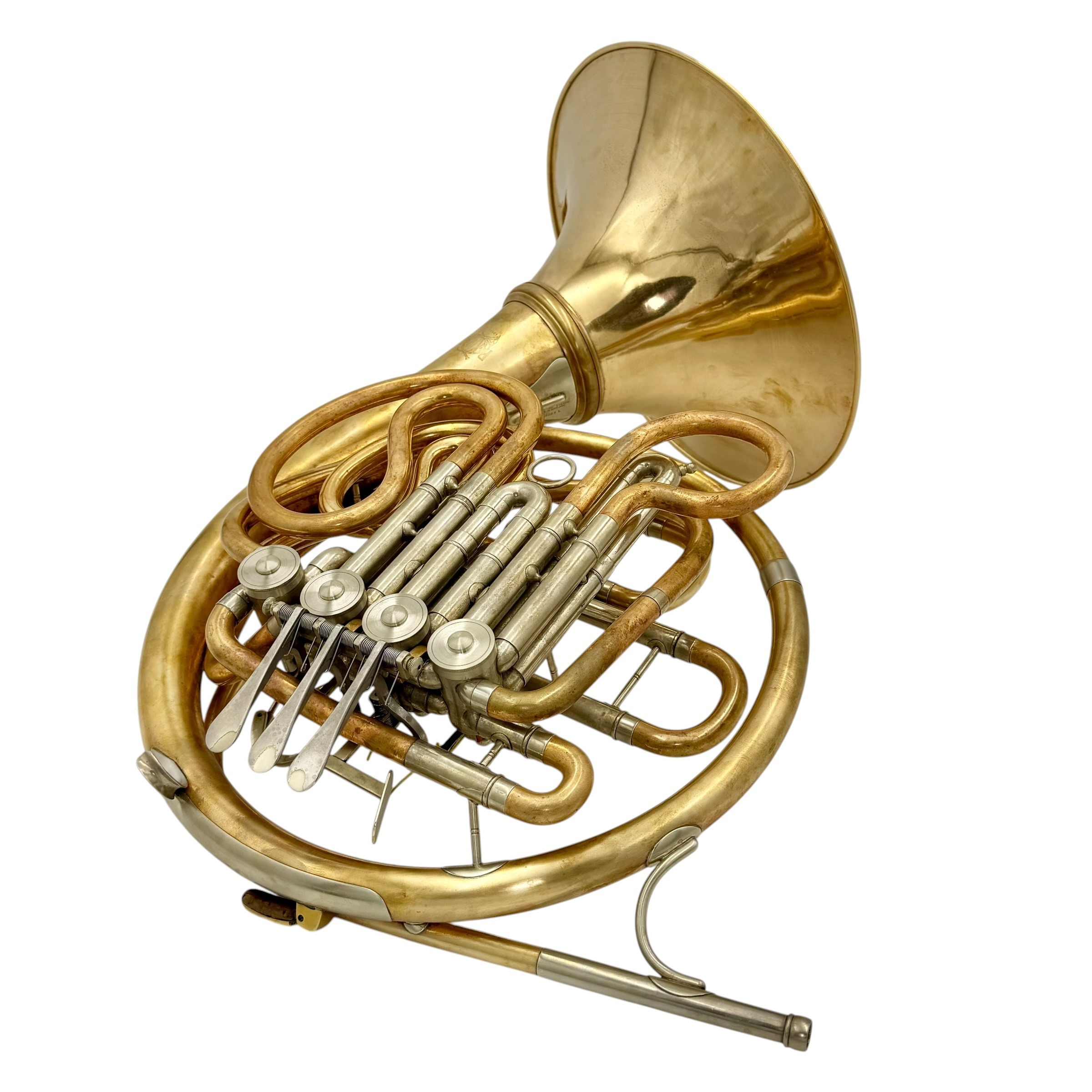 Paxman 20L - F/Bb Double French Horn - Gold Brass - Detachable Bell - Unlacquered Finish - Serial #: 98023 L (Pre-Owned)