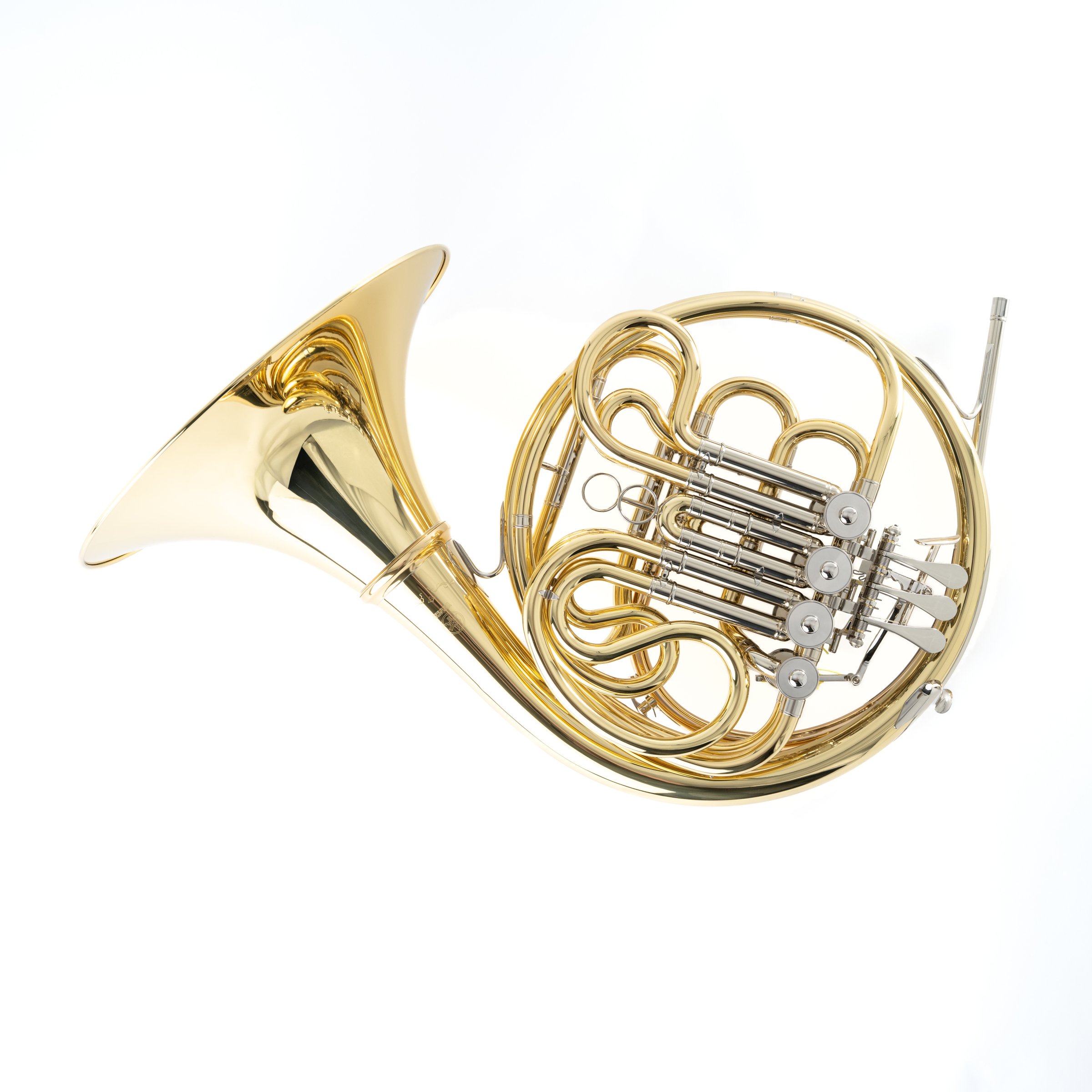Yamaha YHR-671D - F/Bb Double French Horn - Yellow Brass - Detachable Bell - Lacquered Finish