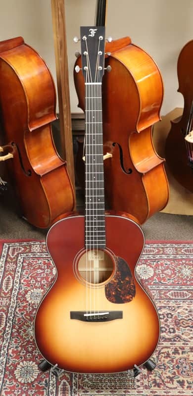 Furch Vintage 1 OM-SM (SBB) Whole Body Sunburst, Solid Sitka Spruce Top, Solid Mahogany back and sides. ORIGINAL CNR NECK DESIGN