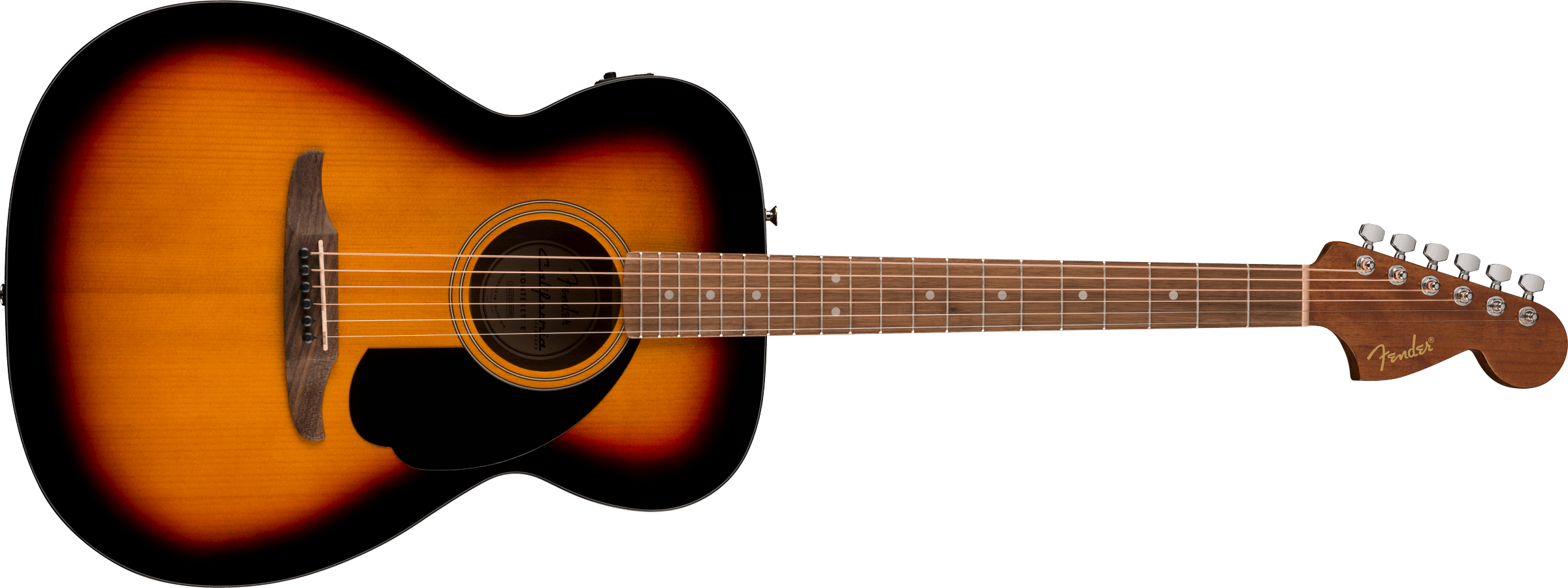 California Standard Monterey™ E, Spruce Top, Black Pickguard, 3-Color Sunburst