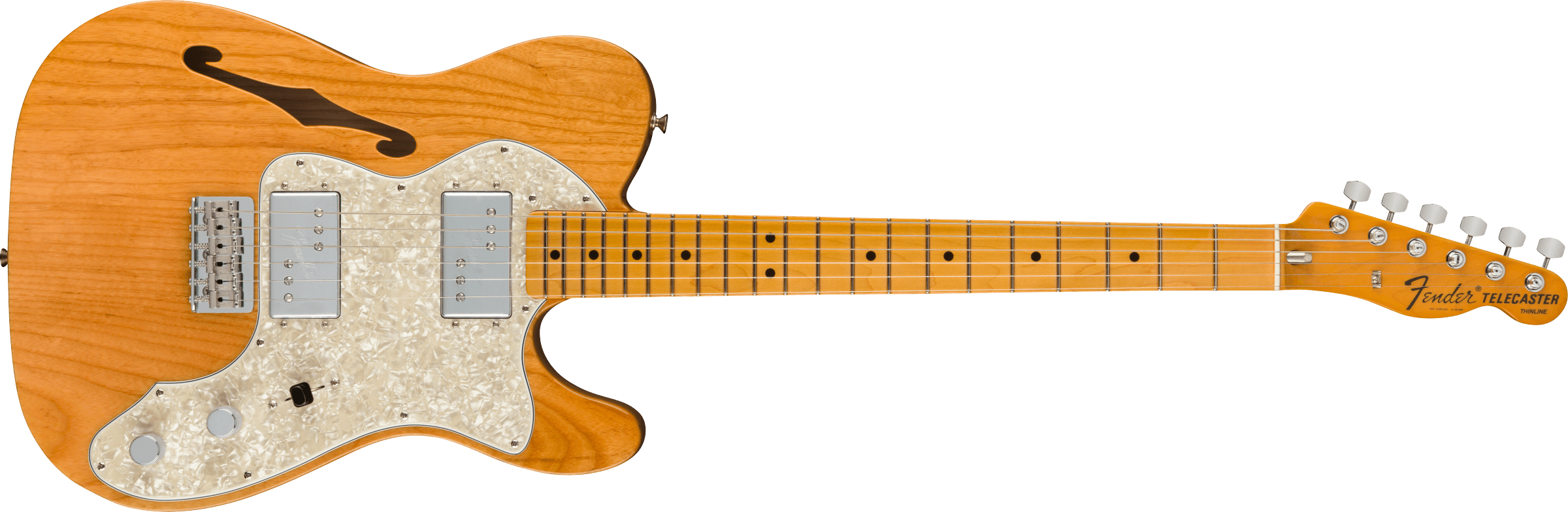 Fender American Vintage II 72 Telecaster® Thinline Aged Natural w/case
