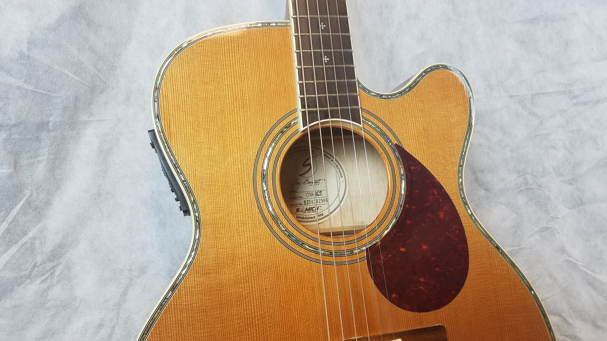 Greg Bennett OM-8CE エレクトリック・アコースティックギター USED Samick OM-8CE Acoustic Electric Greg Bennet Series