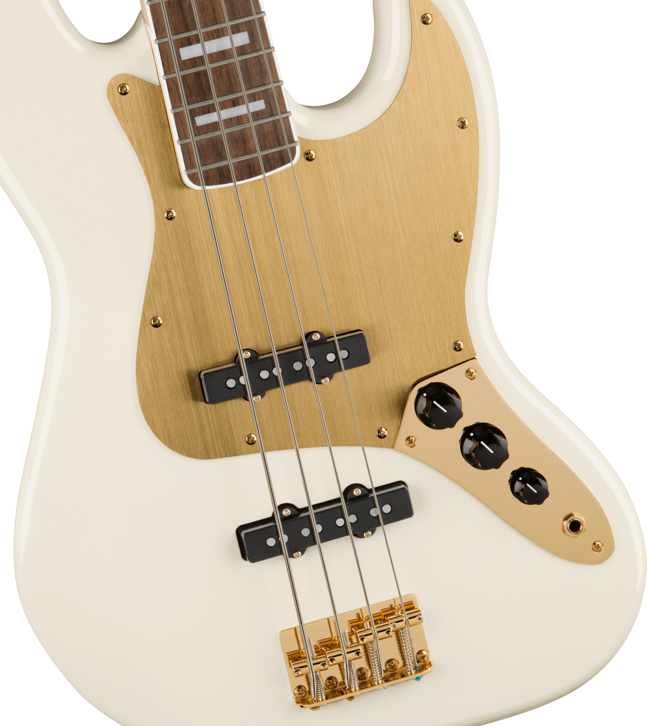 Squier 40th Anniversary Jazz Bass®, Gold Edition, Laurel