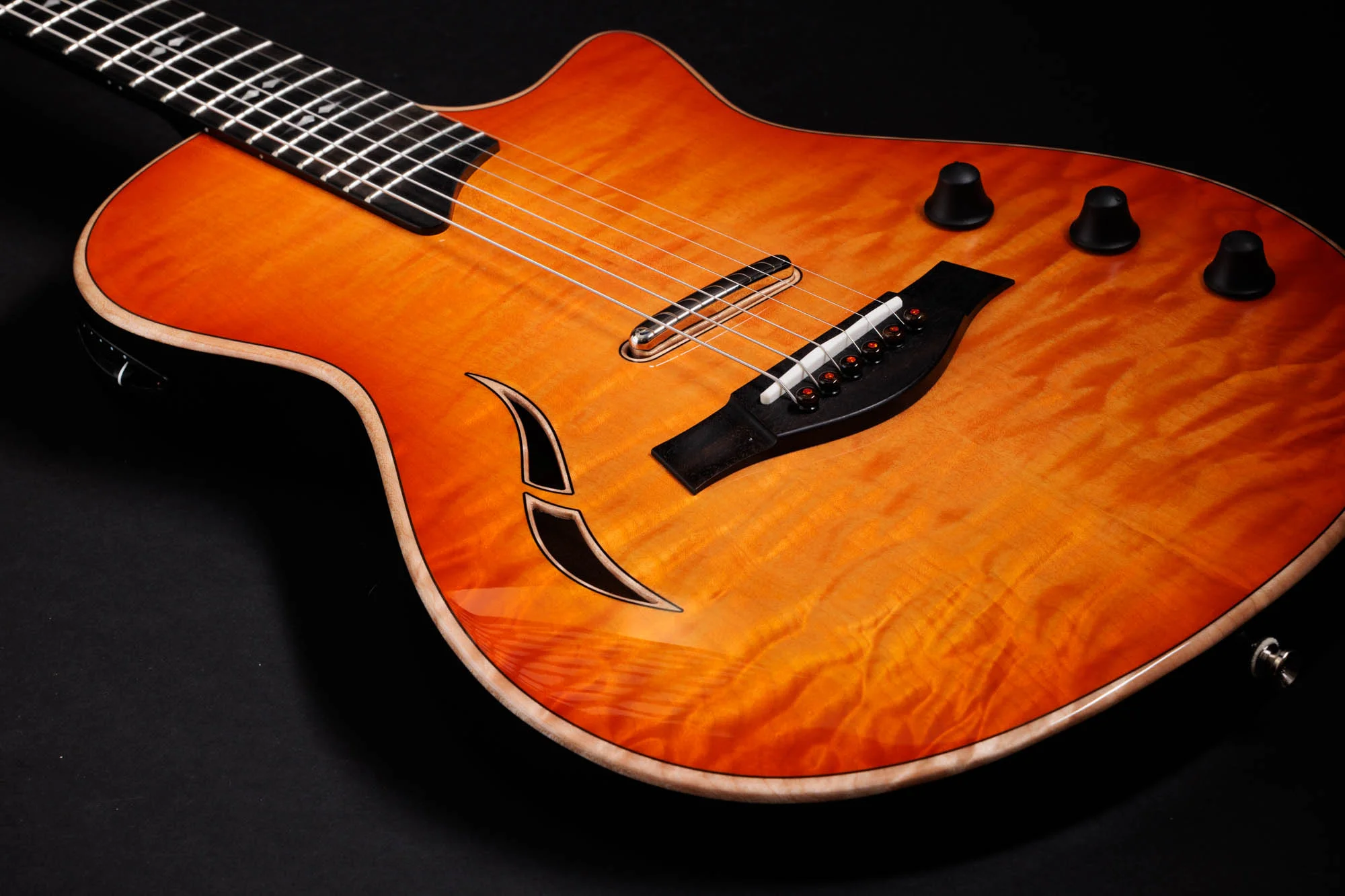 Taylor Custom #22: Tangerine Dream – T5z, Quilted Big Leaf