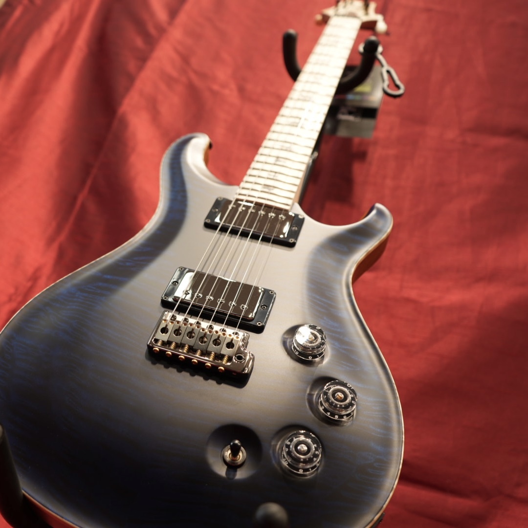 PRS Core DGT Wood Library Whale Blue (Natural Back) Flame Maple Neck and Fretboard