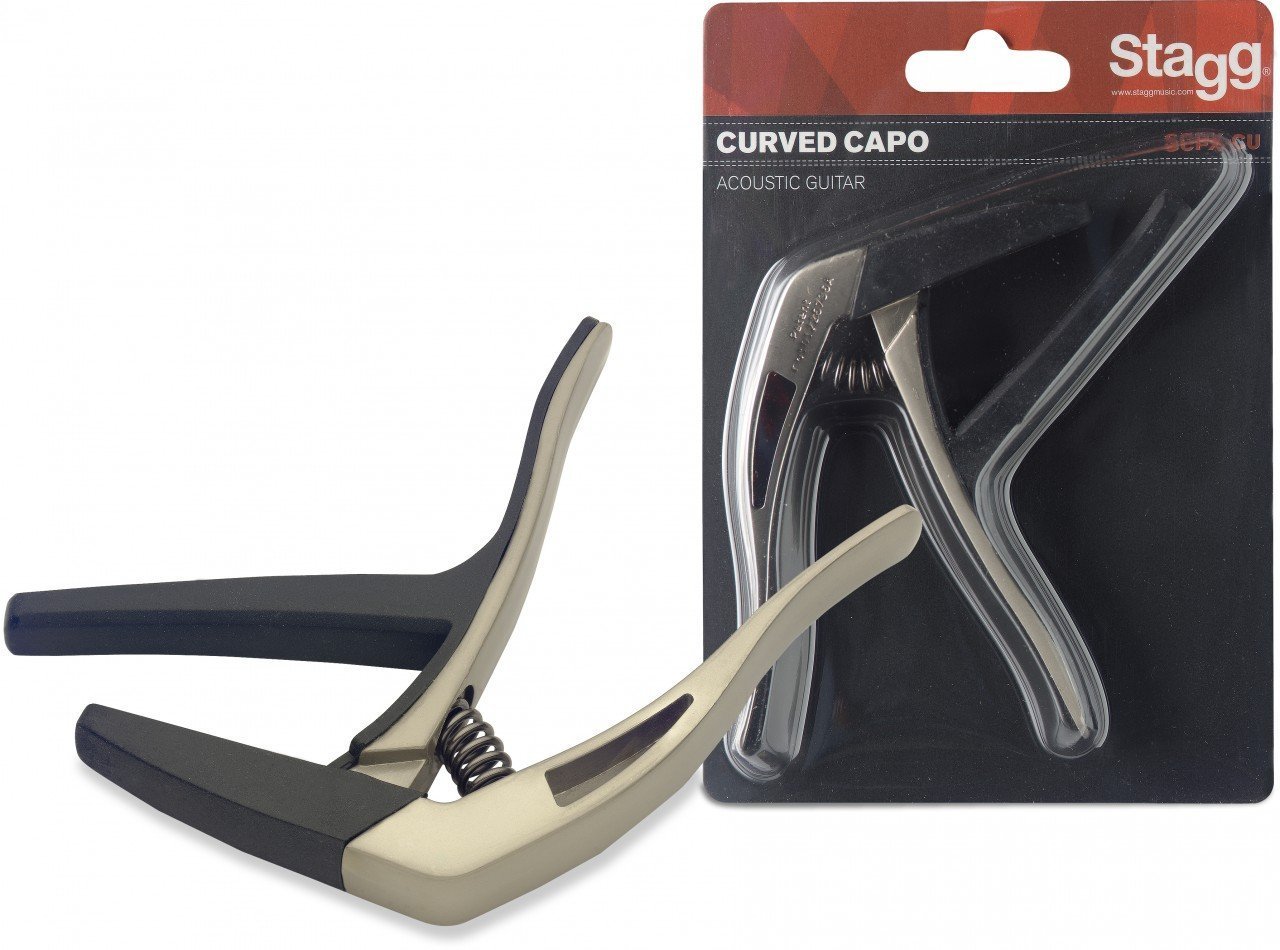 Stagg Curved Trigger Capo Acoustic/Electric Guitar