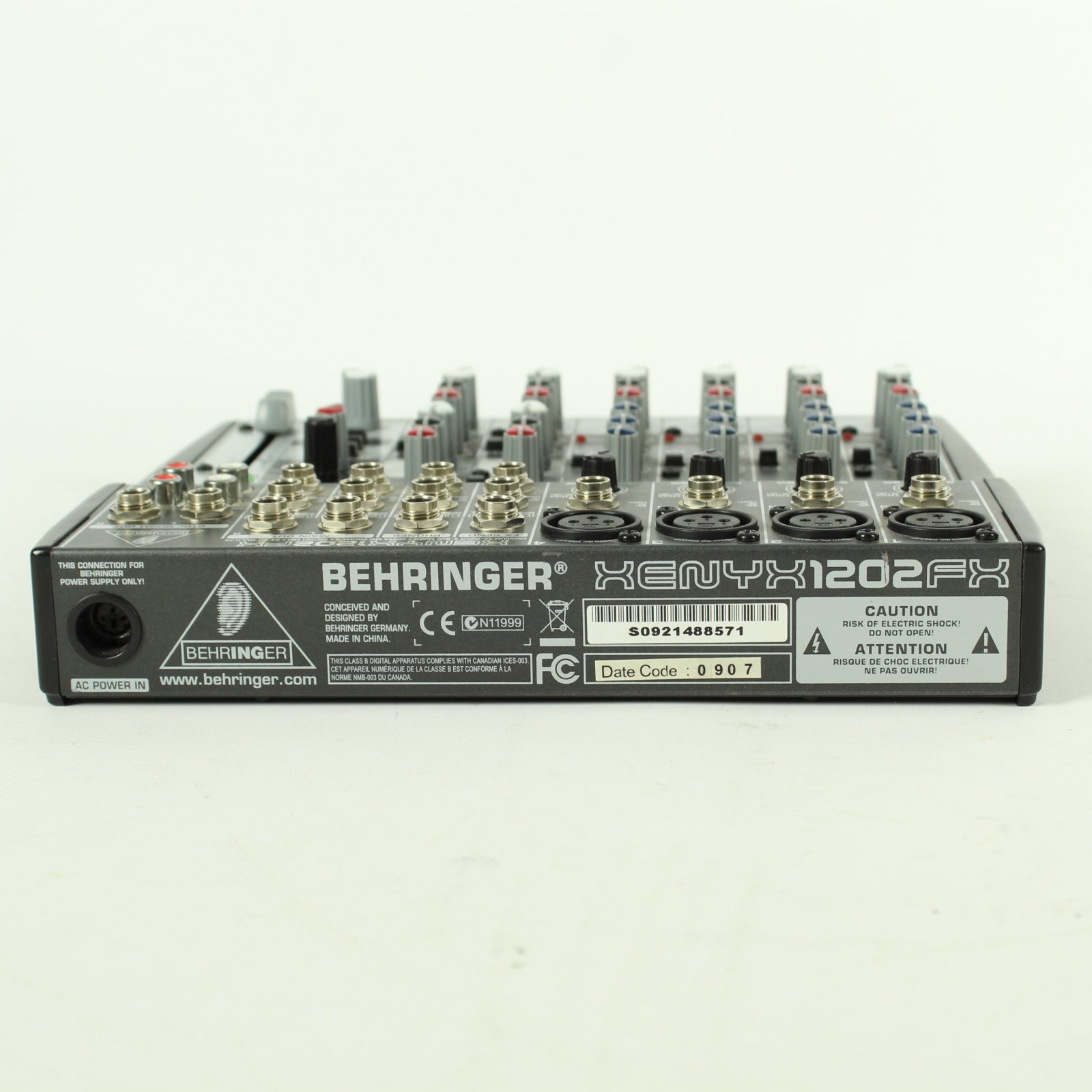 Behringer XENYX 1202FX Premium 12-Input 2-Bus Mixer (USED)