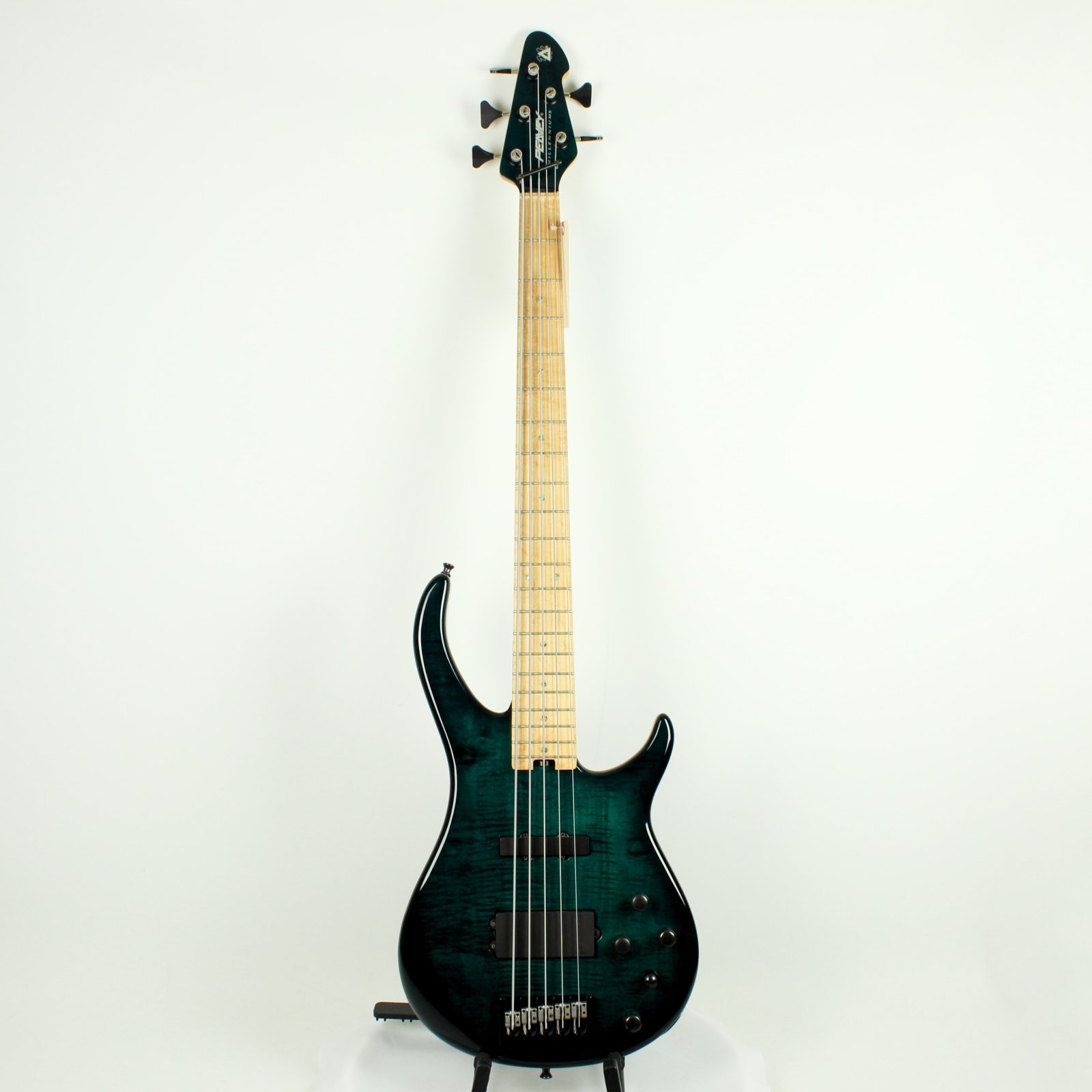 Peavey Millennium Plus V 5-String Bass w/Hardshell Case, Black Teal (USED)