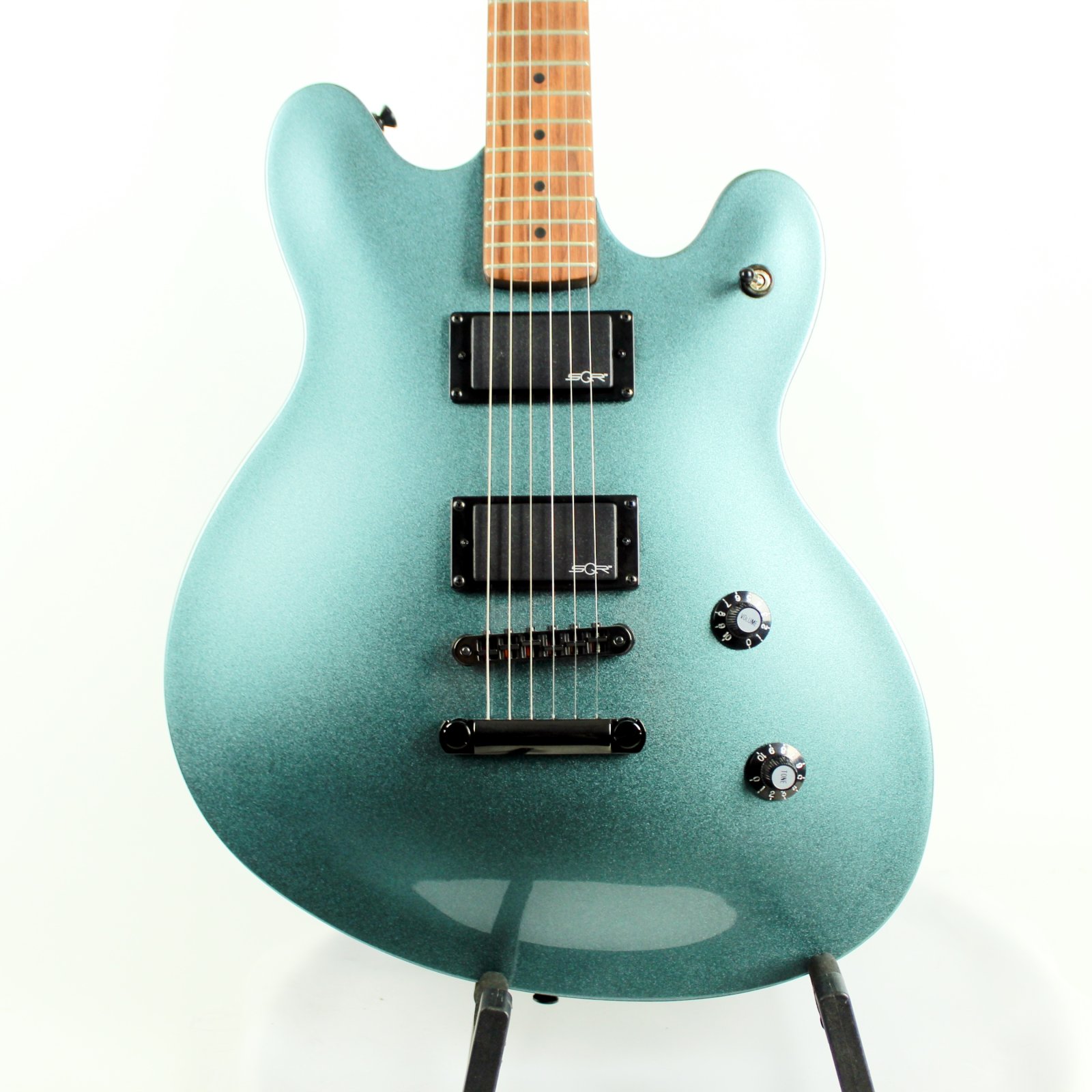 Squier Contemporary Active Starcaster Electric Guitar, Gunmetal