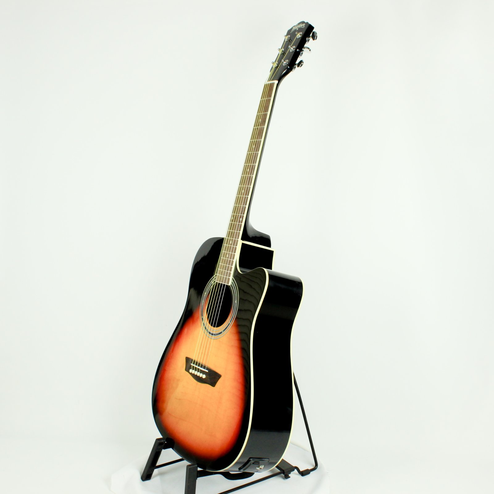 washburn wa90ce dreadnought acoustic electric guitar vintage tobacco sunburst Washburn WA90CE Acoustic/Electric Guitar, Vintage Tobacco Sunburst (USED)