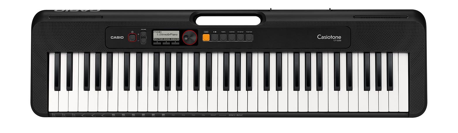 Casio Casiotone CT-S200 61-Key Portable Digital Keyboard, White