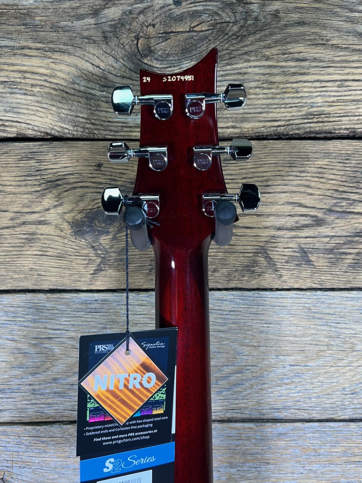 PRS S2 Custom 24-08 (Fire Red Burst) 2024 - 825362168737