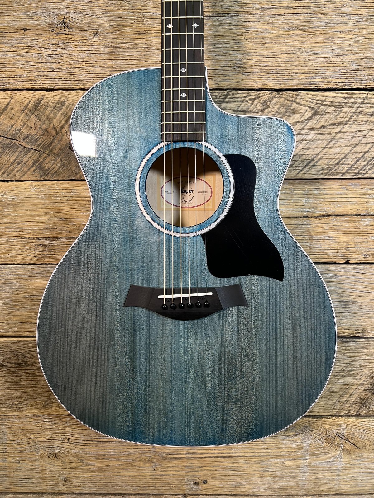 Taylor 214ce DLX LTD Trans Blue - 887766119258