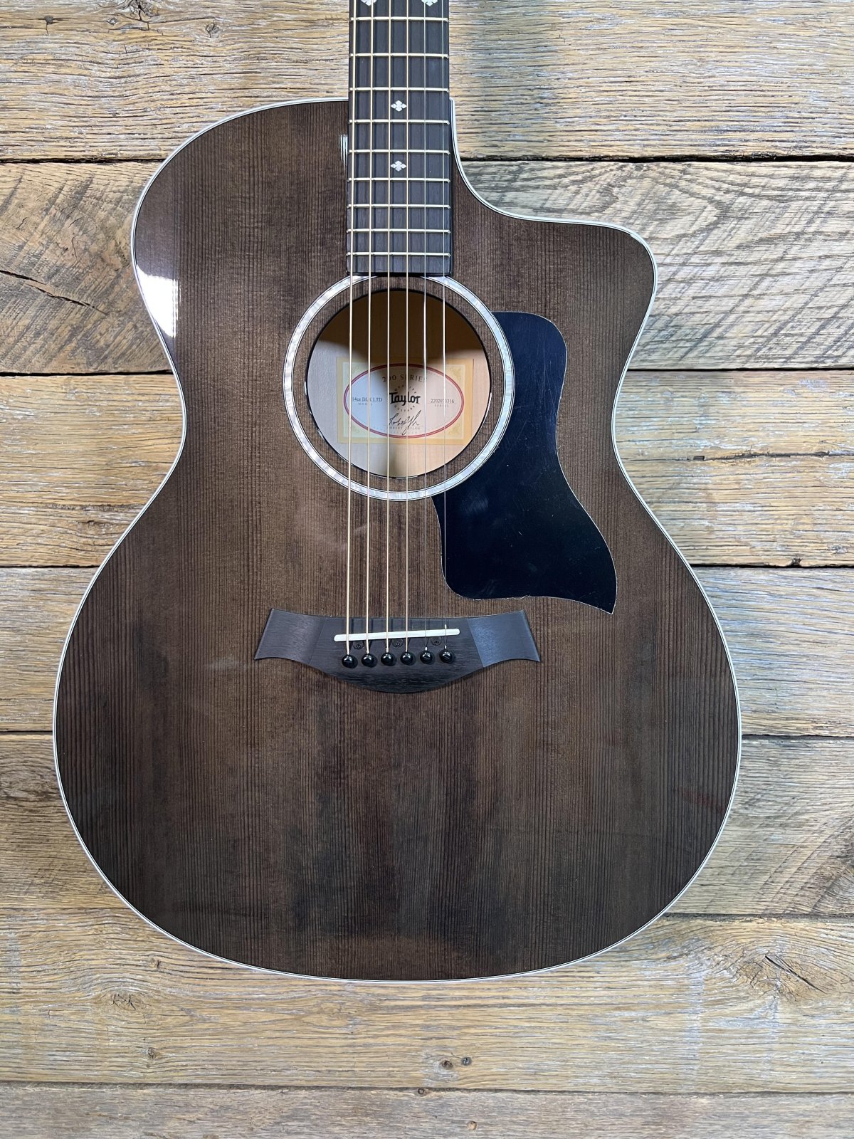 Taylor 214ce DLX LTD Trans Grey - 887766119241