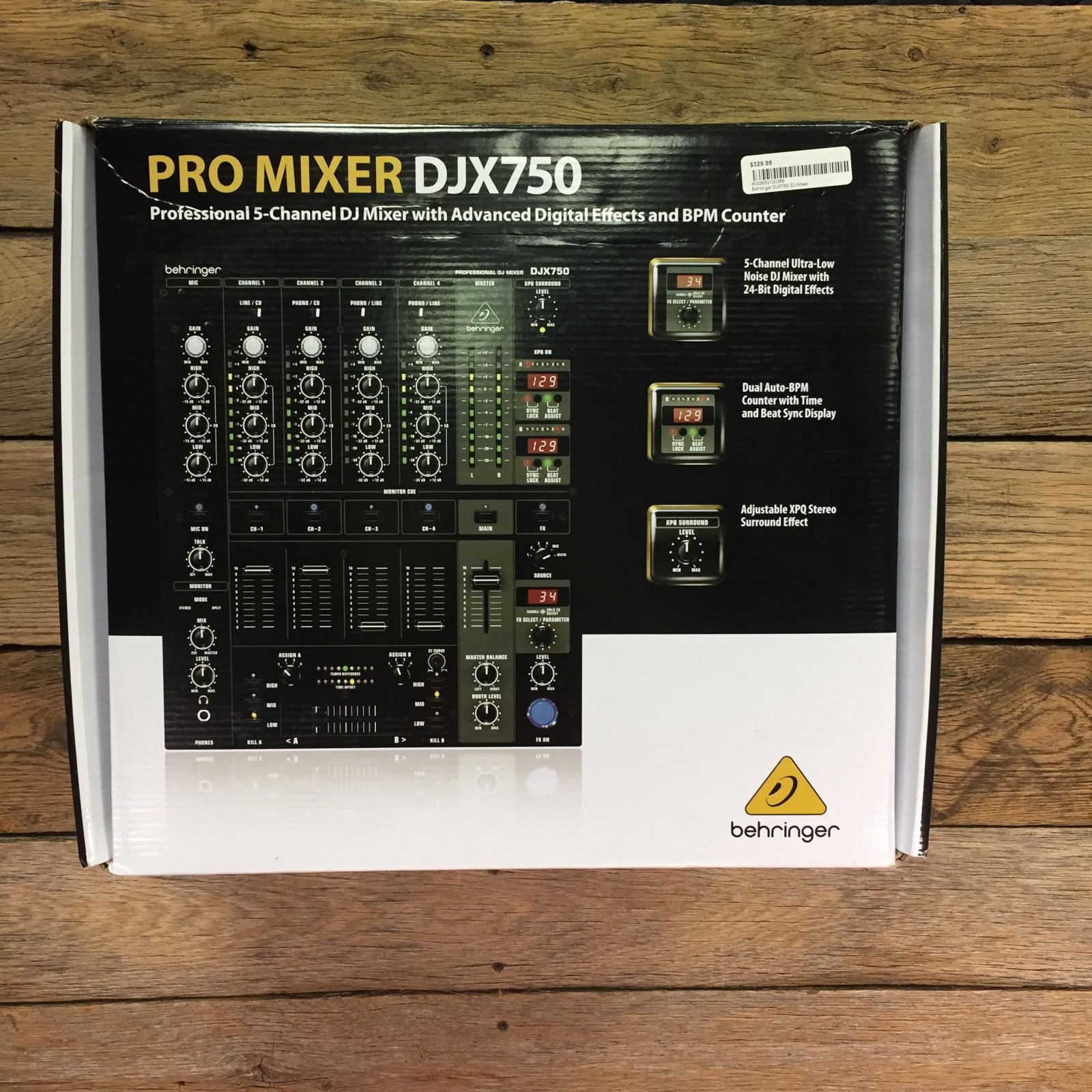 Behringer DJX750 DJ Mixer - 4033653130356