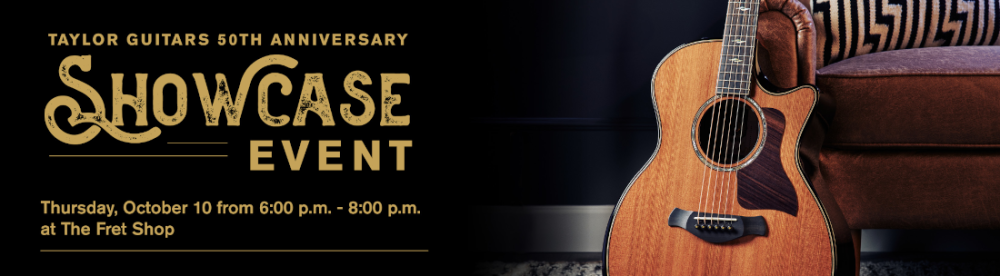 taylor 50th anniversary showcase graphic