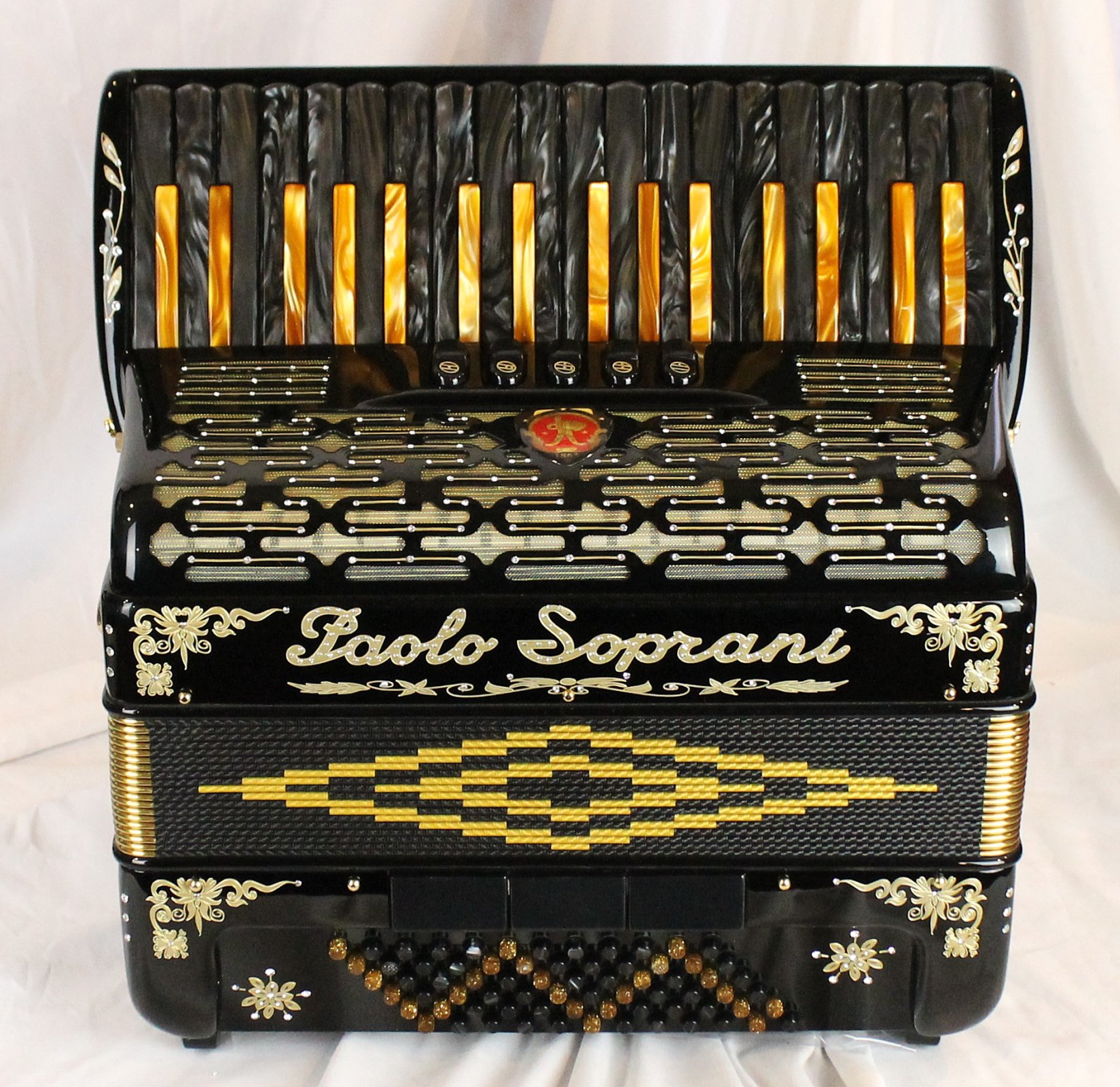 NEW Gold Mine Paolo Soprani Professionale Piano Accordion LMM 34 72