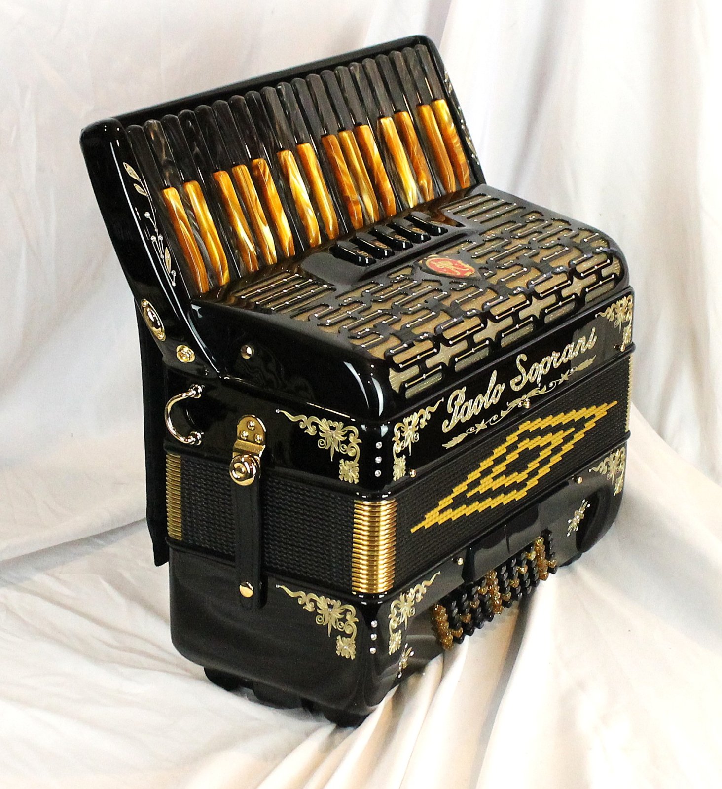 NEW Gold Mine Paolo Soprani Professionale Piano Accordion LMM 34 72