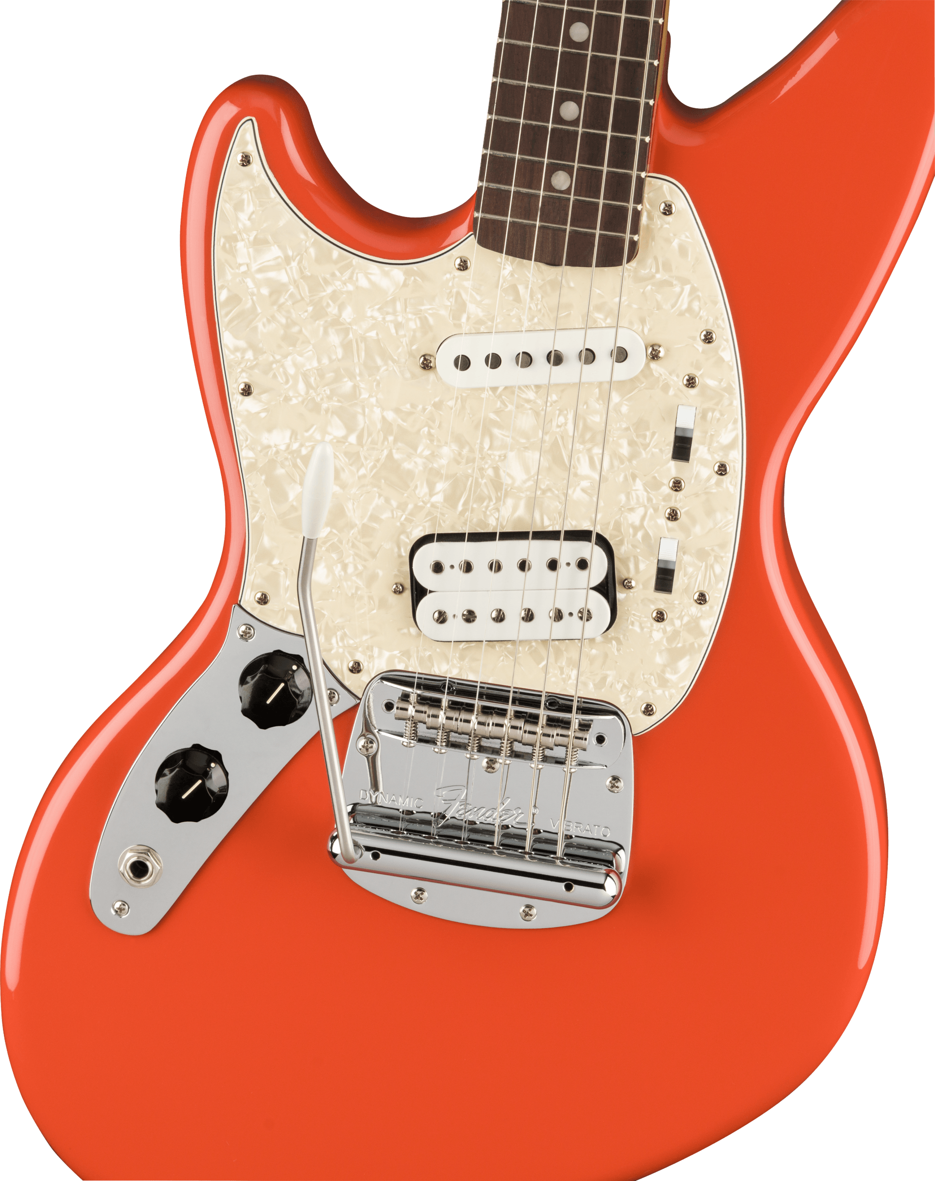 Fender Kurt Cobain JagStang LeftHand Fiesta Red 885978819195