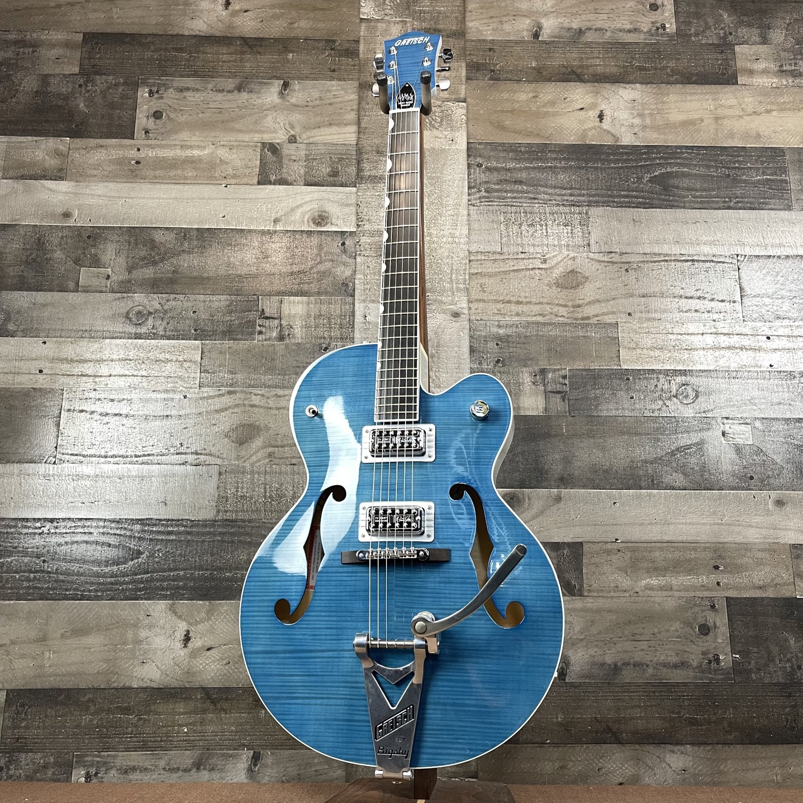Gretsch G6120 BSHR HBT Brian Setzer Hot Rod Harbour Blue W OHSC 012530051367