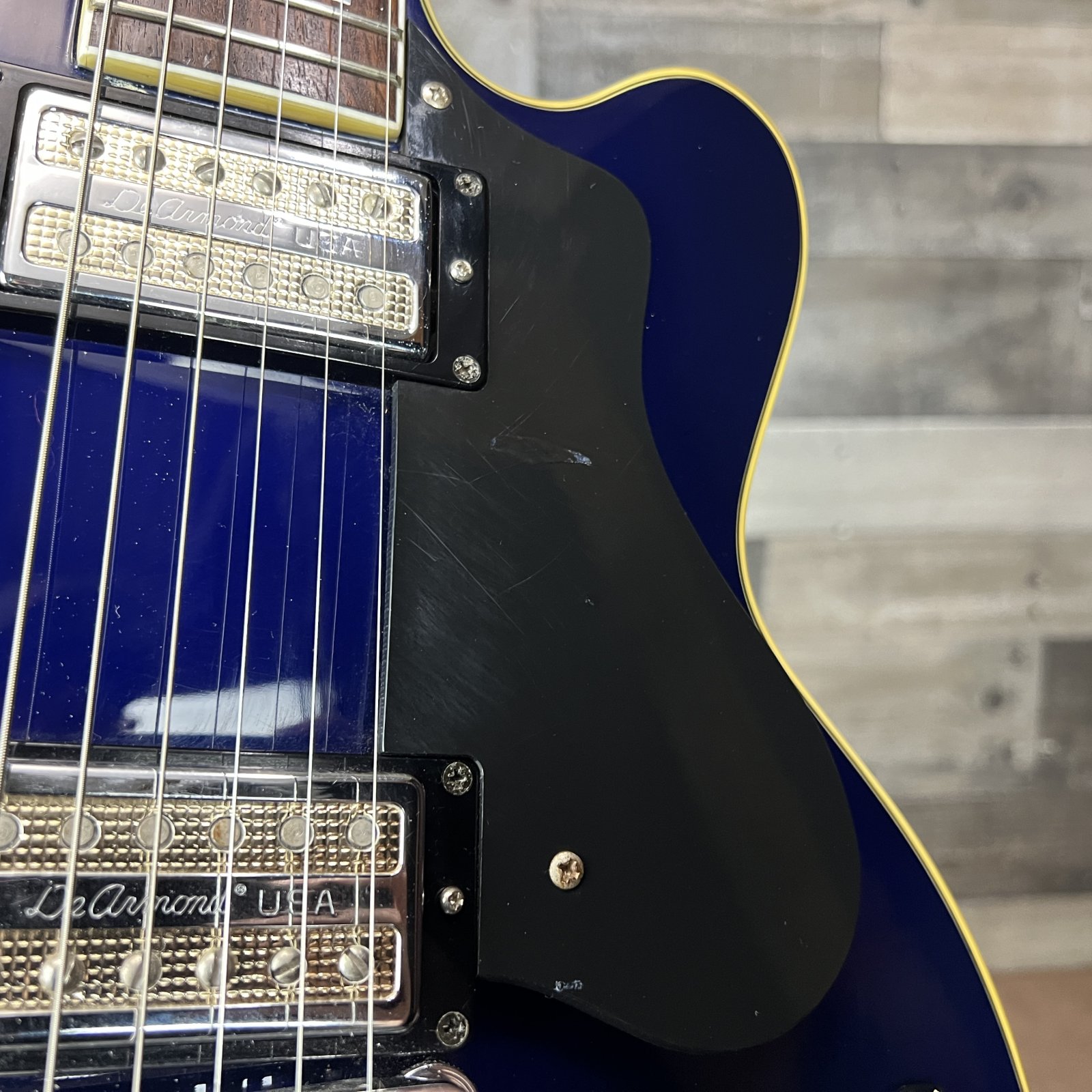 DeArmond By Guild M-75 Electric Guitar - Moon Blue