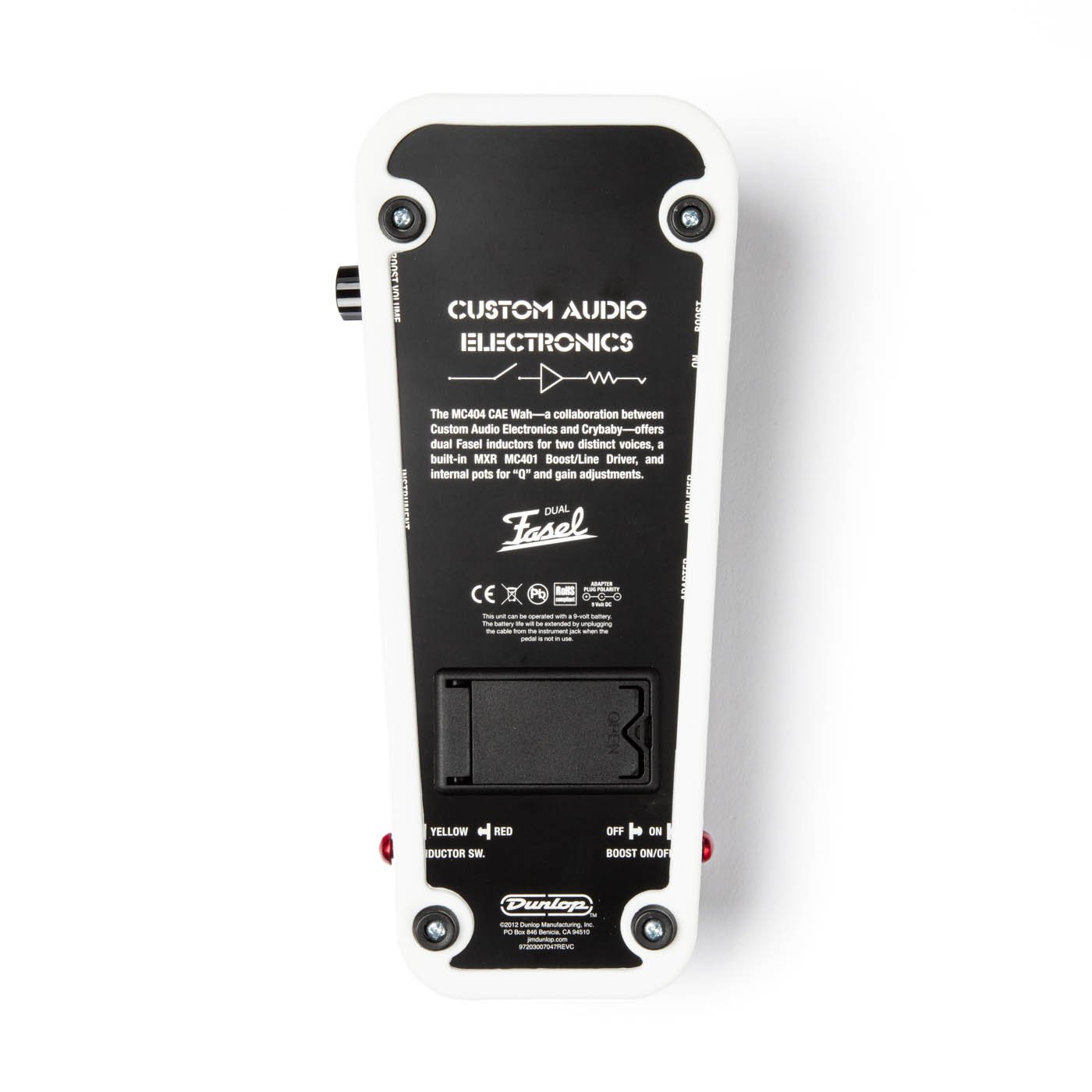 C.A.E. MC404 Custom Audio Electronics Dual Inductor Wah Pedal