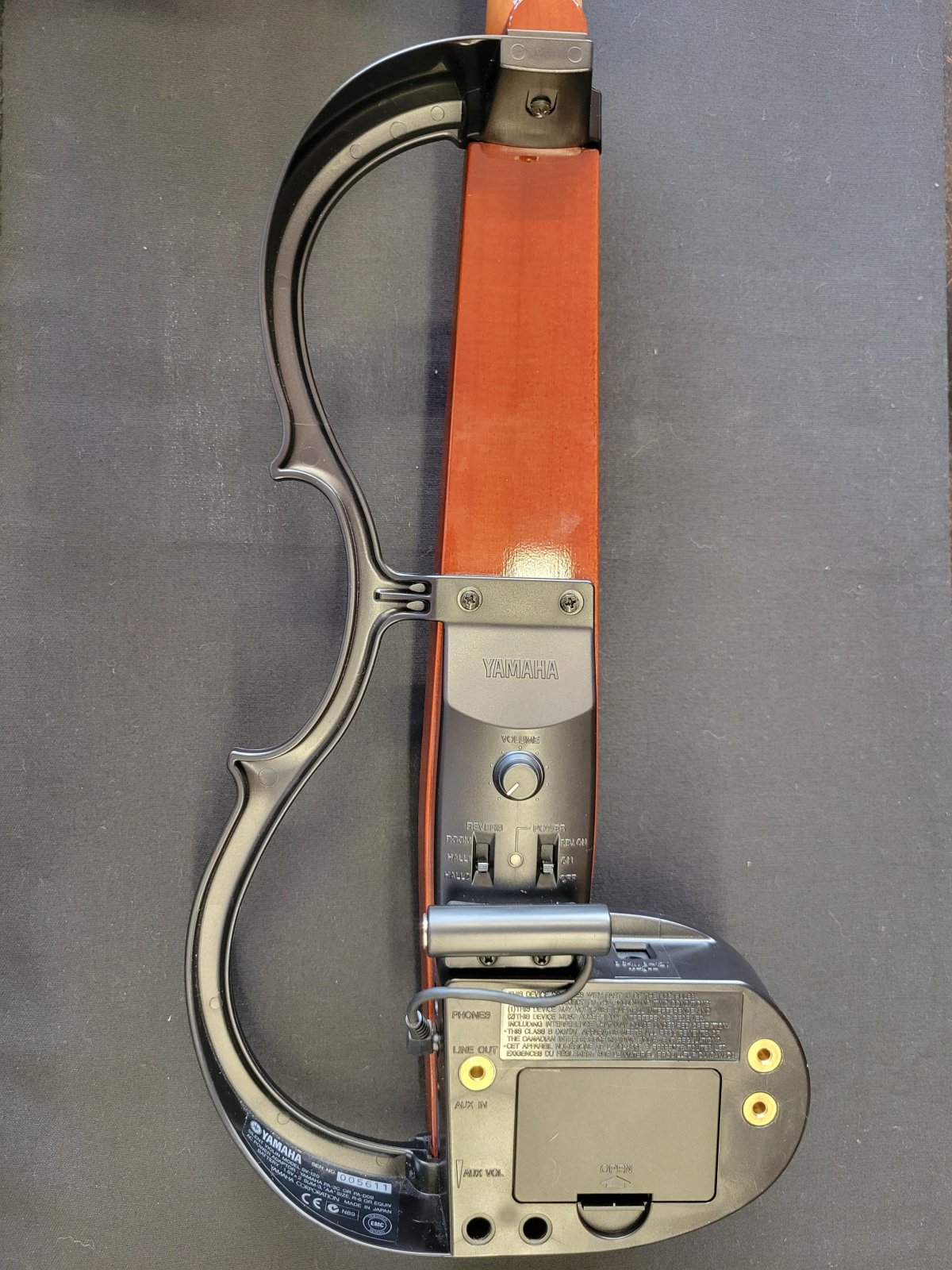 YAMAHA SILENT Violin SV-120S イヤフォン付き YAMAHA SV-120 Electric Silent Violin From Japan 078 6175744