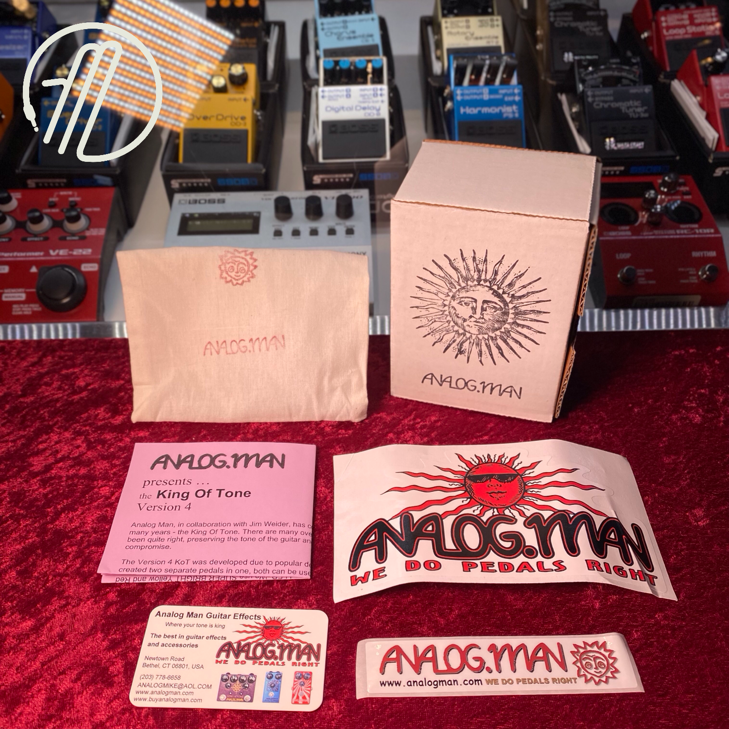 Analogman King of Tone V4, w/Box+Case Candy USED