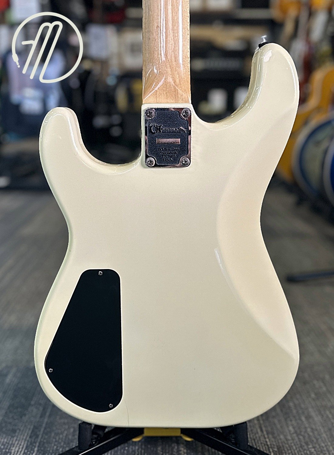 Charvel Model 4 HSS, Kahler Tremolo MIJ (1986) w/Charvel Hardshell