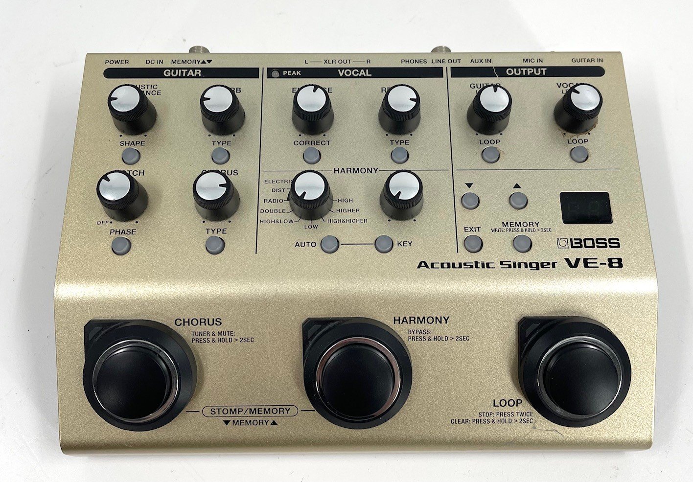 Boss VE-8 Acoustic Singer Pedal InVery Good Condition