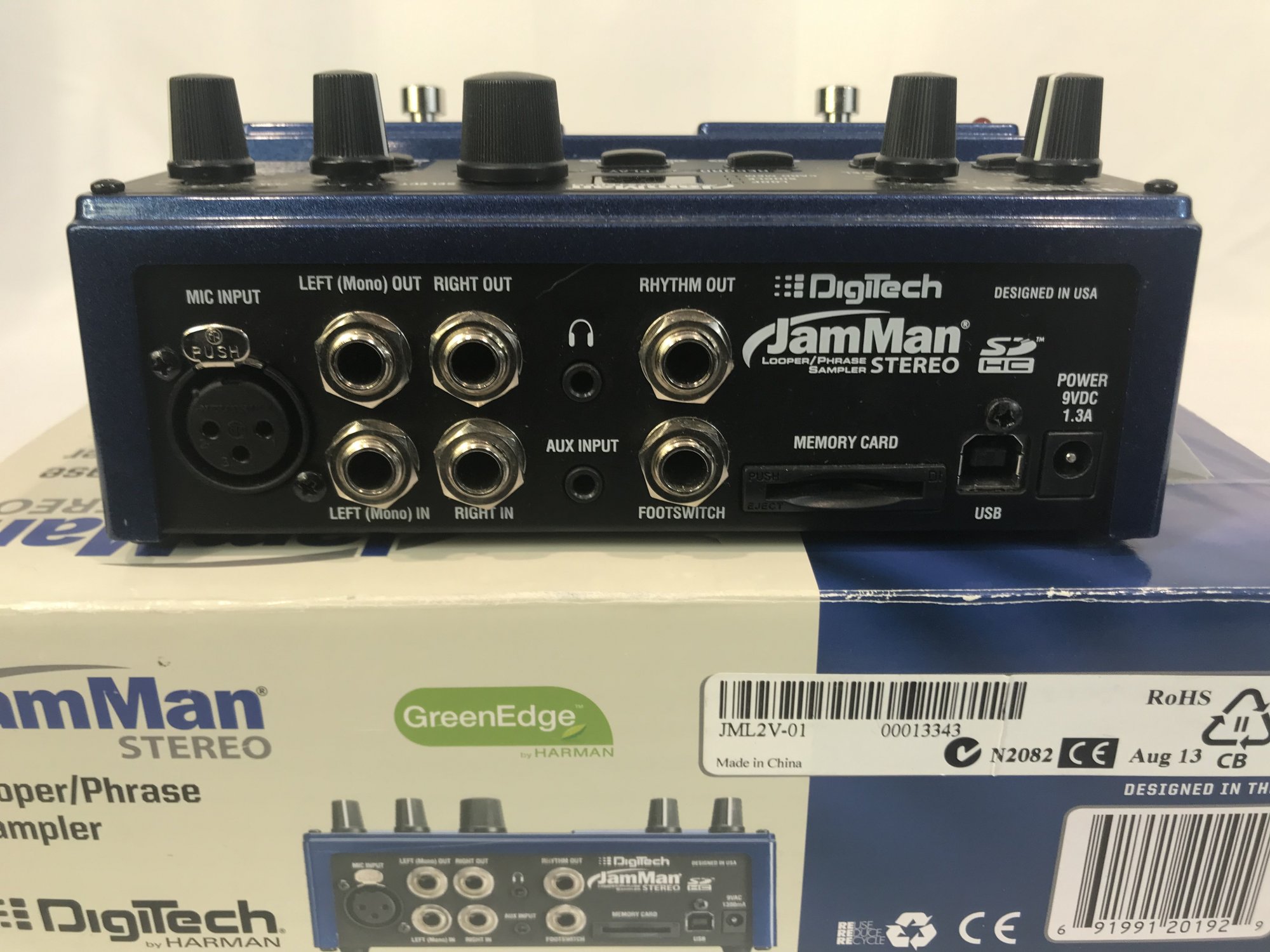 DIGITECH  JamMan STEREO 動作品 ルーパー デジテック DigiTech JamMan Stereo Phrase Sampler/ Looper Pedal | Sweetwater