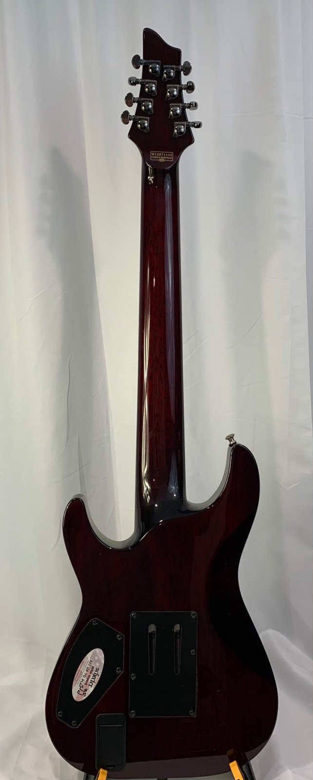 Used Schecter Hellraiser 8 String Electric Guitar with Case