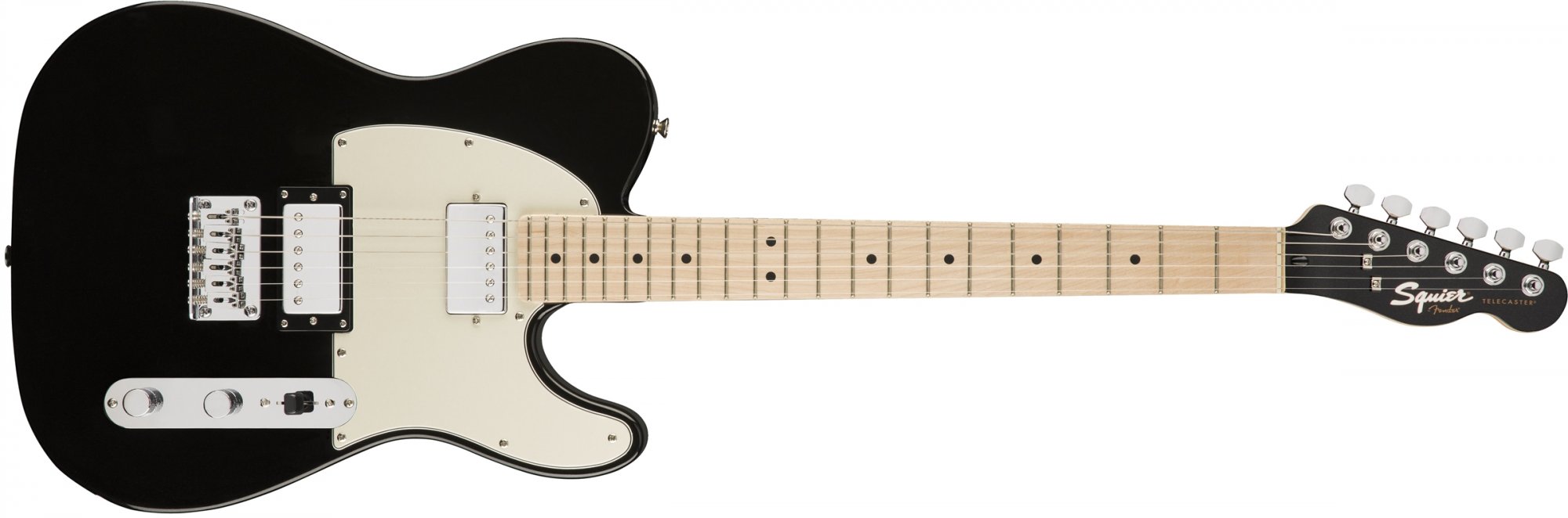 Fender Squire Contemporary Telecaster HH in Black with a Maple Neck
