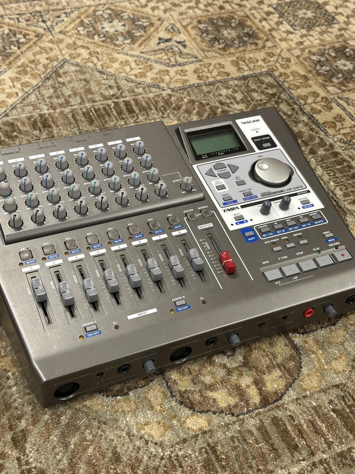 Used Tascam DP-01FX 8-track Digital Portastudio w/ Carrying
