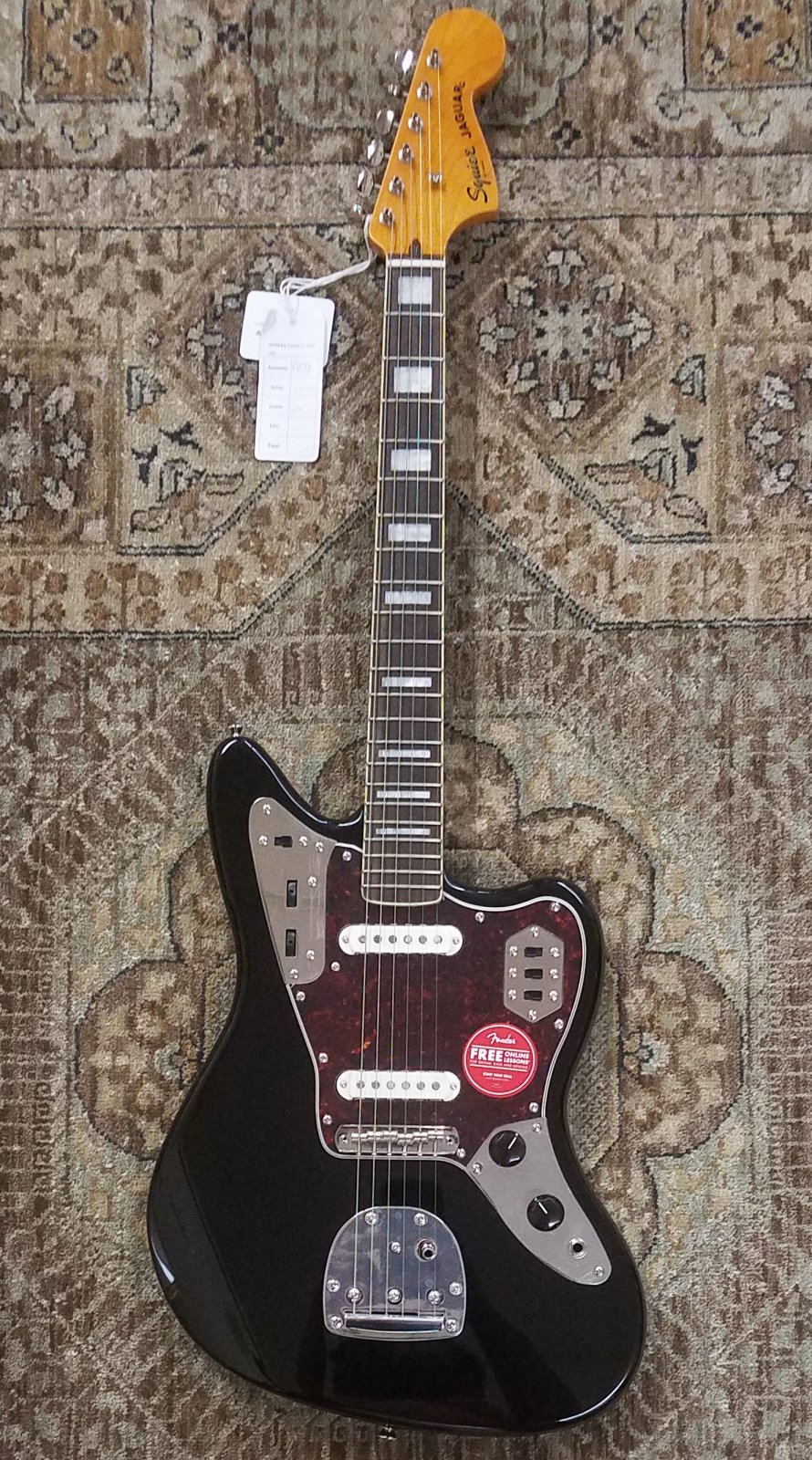 ギター Squire Classic Vibe '70s Jaguar Black Squier Classic Vibe '70s Jaguar - Black | Sweetwater
