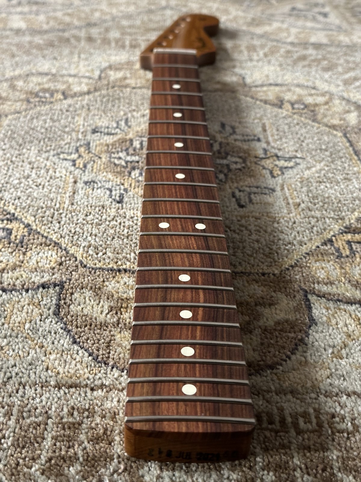 ギター Fender  Roasted Maple Stratocaster Neck Fender Strat Neck Roasted Maple Vintera Large 70's HeadStock
