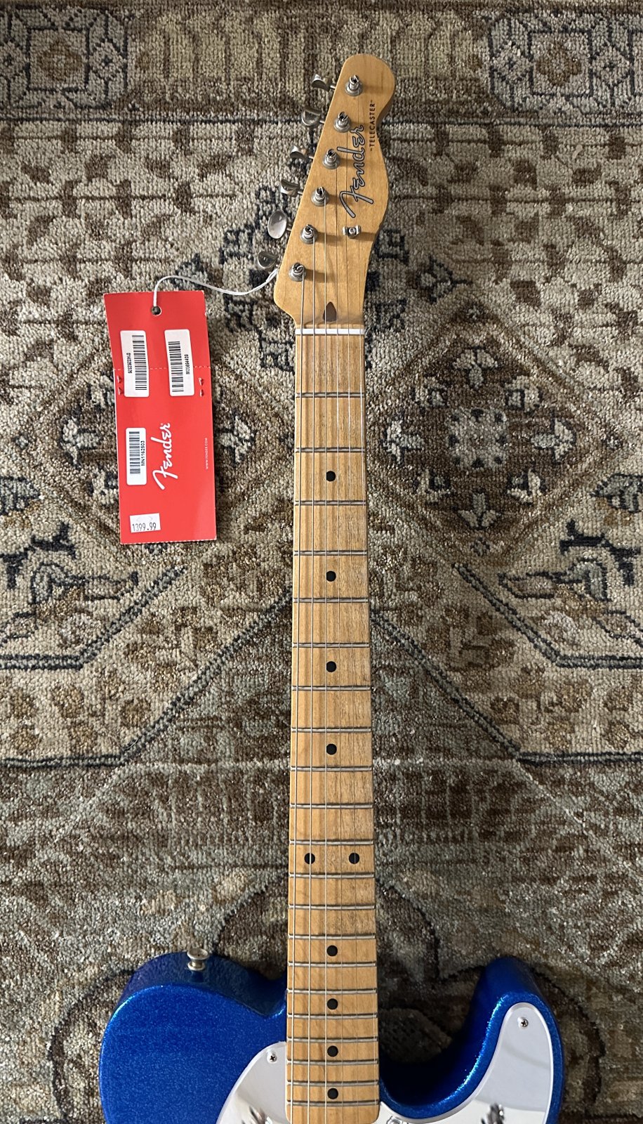 Fender Signature Series J. Mascis Telecaster in Blue Sparkle