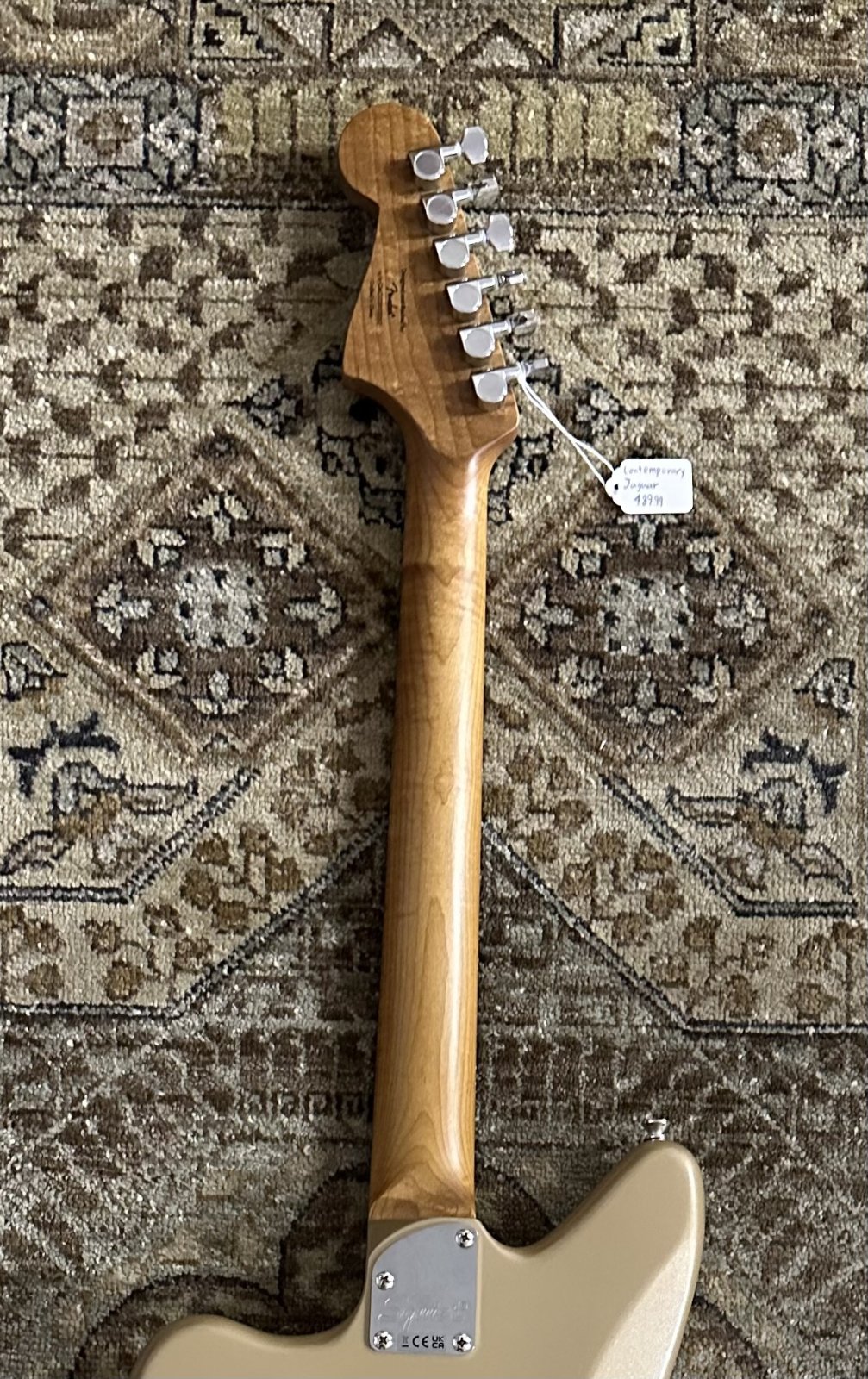 Squier Contemporary Jaguar HH ST in Shoreline Gold #8072