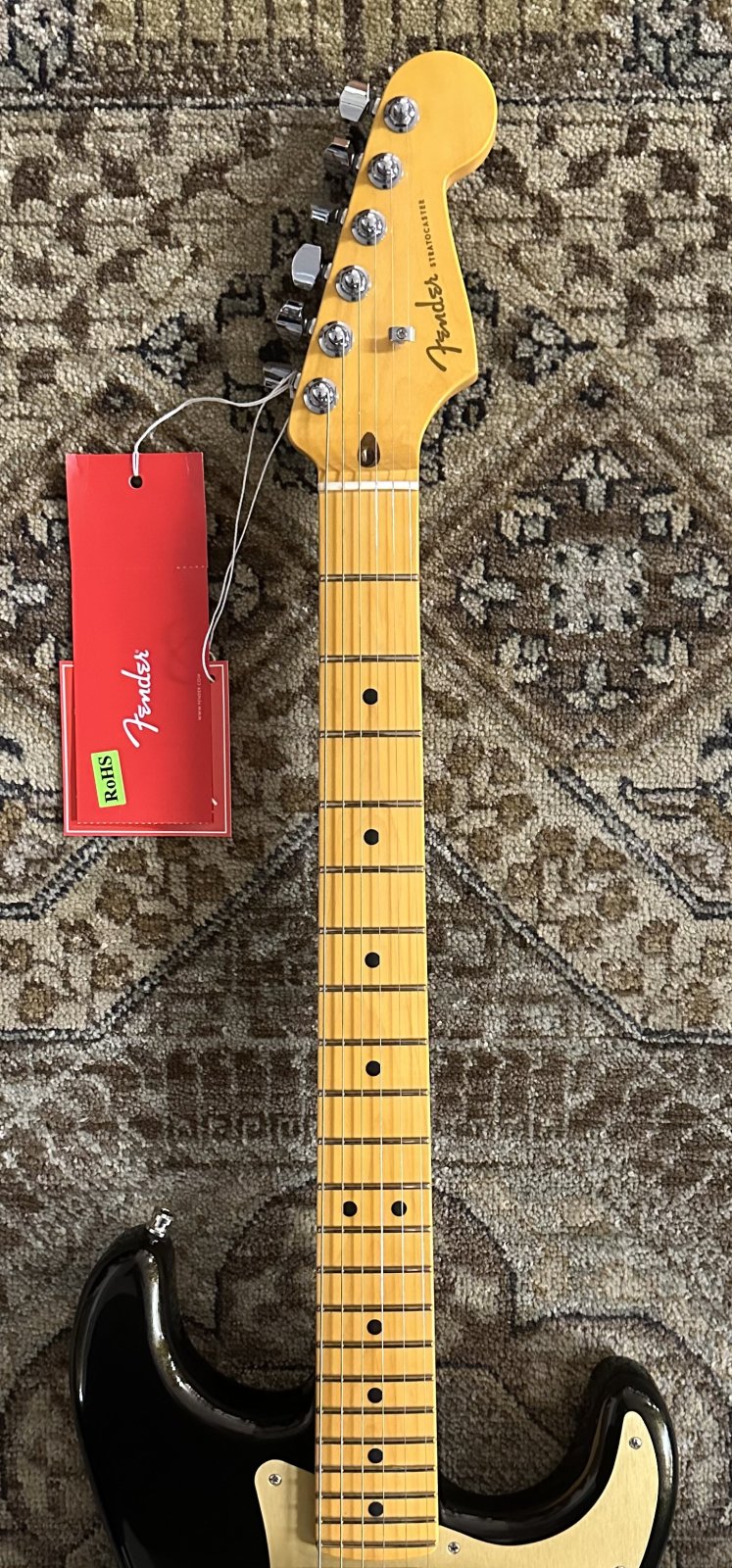 Fender American Ultra Stratocaster HSS in Texas Tea w/ Case