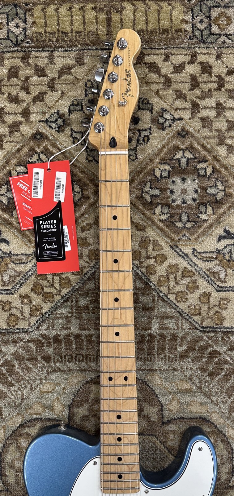 ギター Fender Player Telecaster Tidepool Fender Player Telecaster Tidepool Maple Fingerboard (705