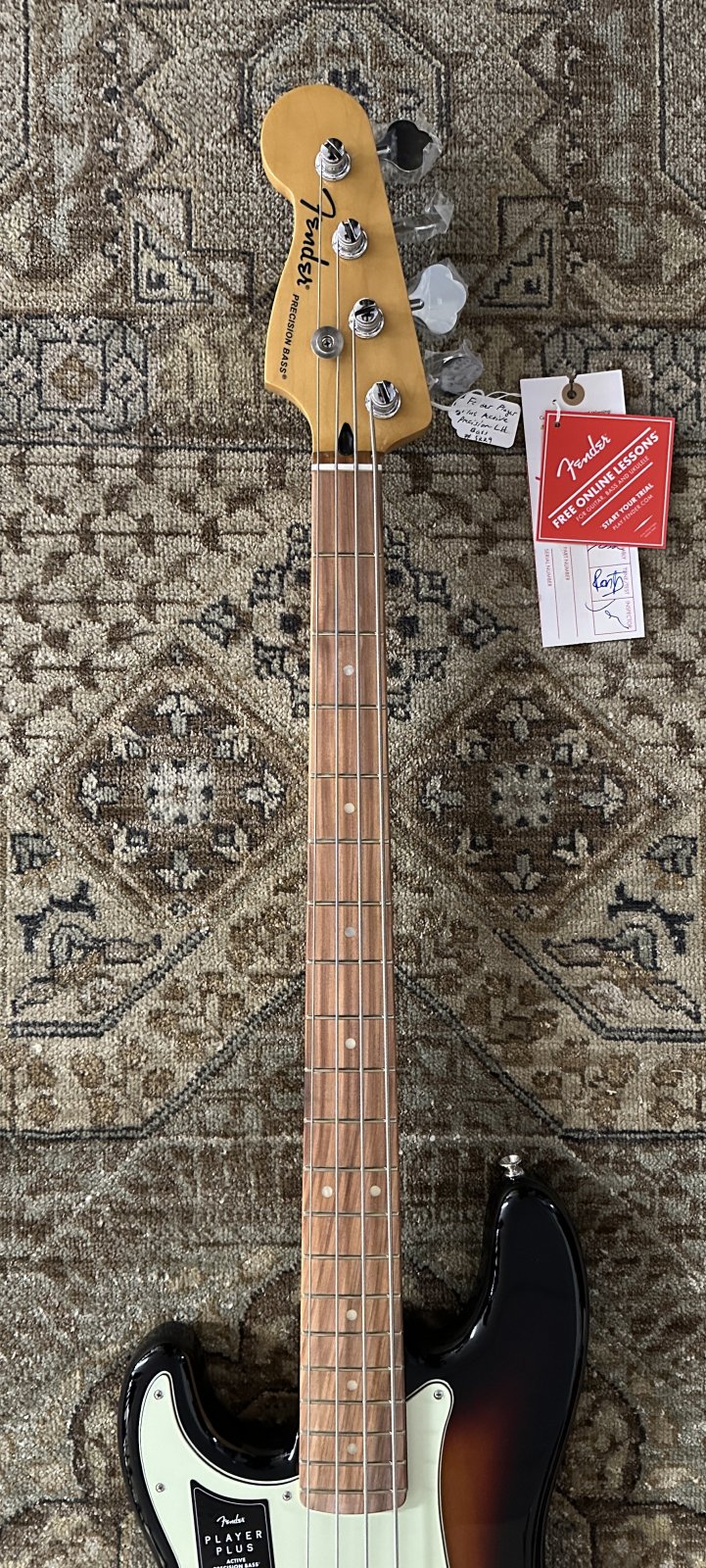 Fender Player Plus Active Precision Left Handed Bass w/ Gig