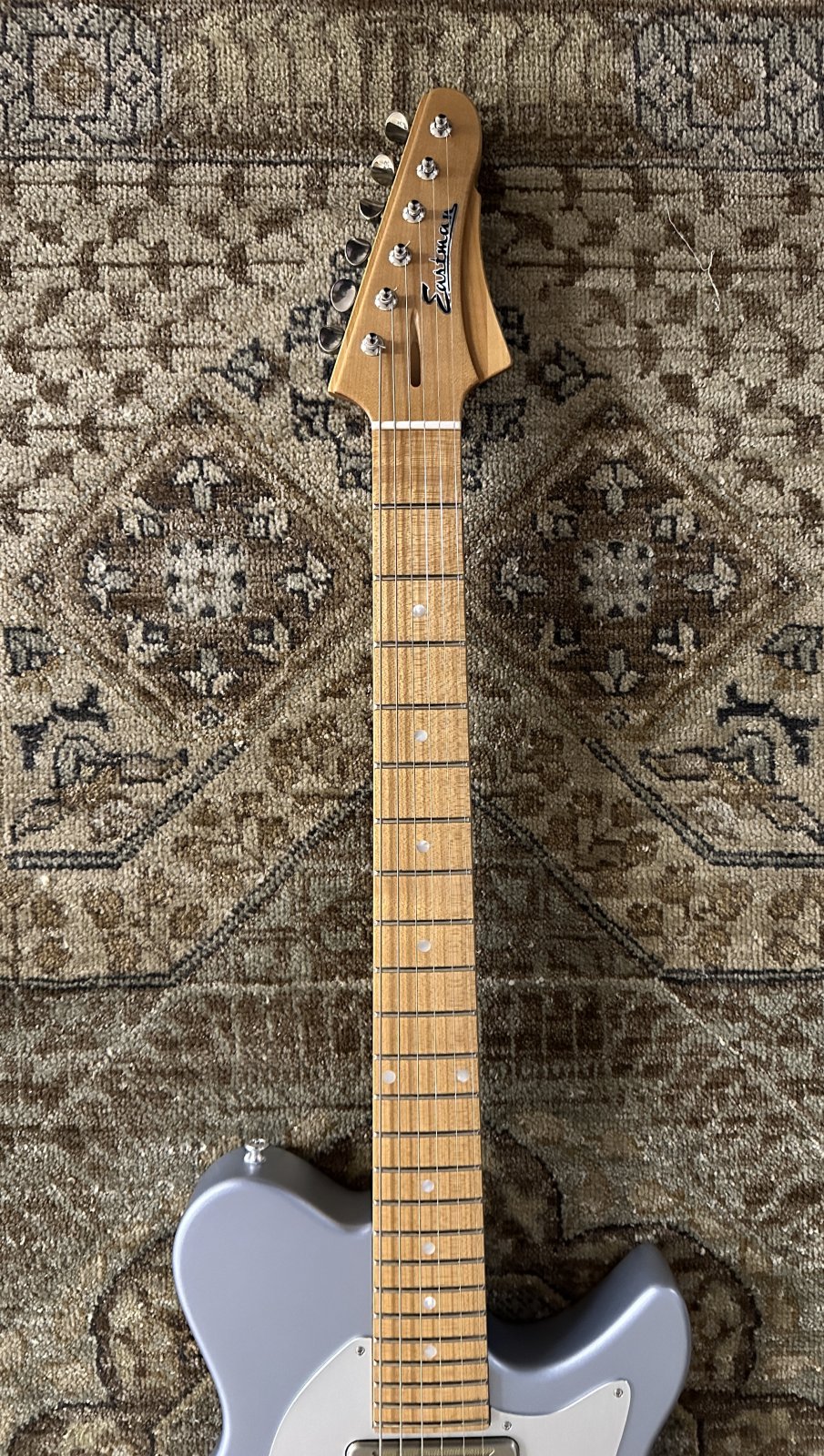 Eastman Fullertone FT-SC'52-IBM Electric Guitar in Ice Blue