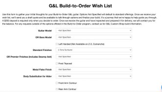 Wish List Form