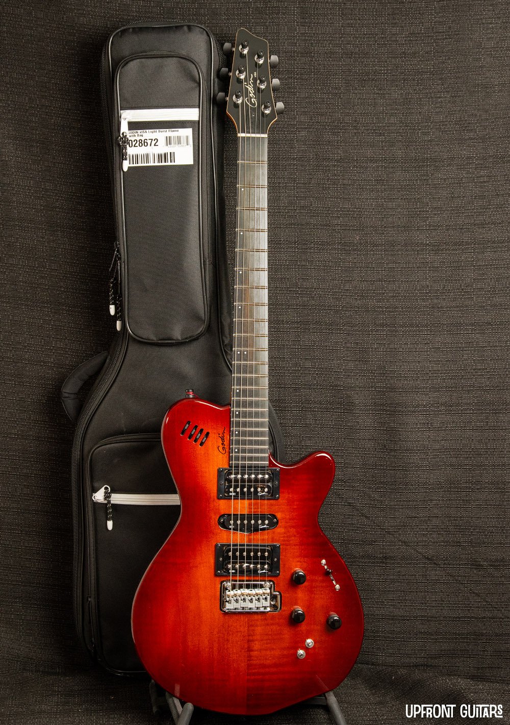 Godin xtSA Lightburst Flame w/Deluxe Gig Bag - 623501028672