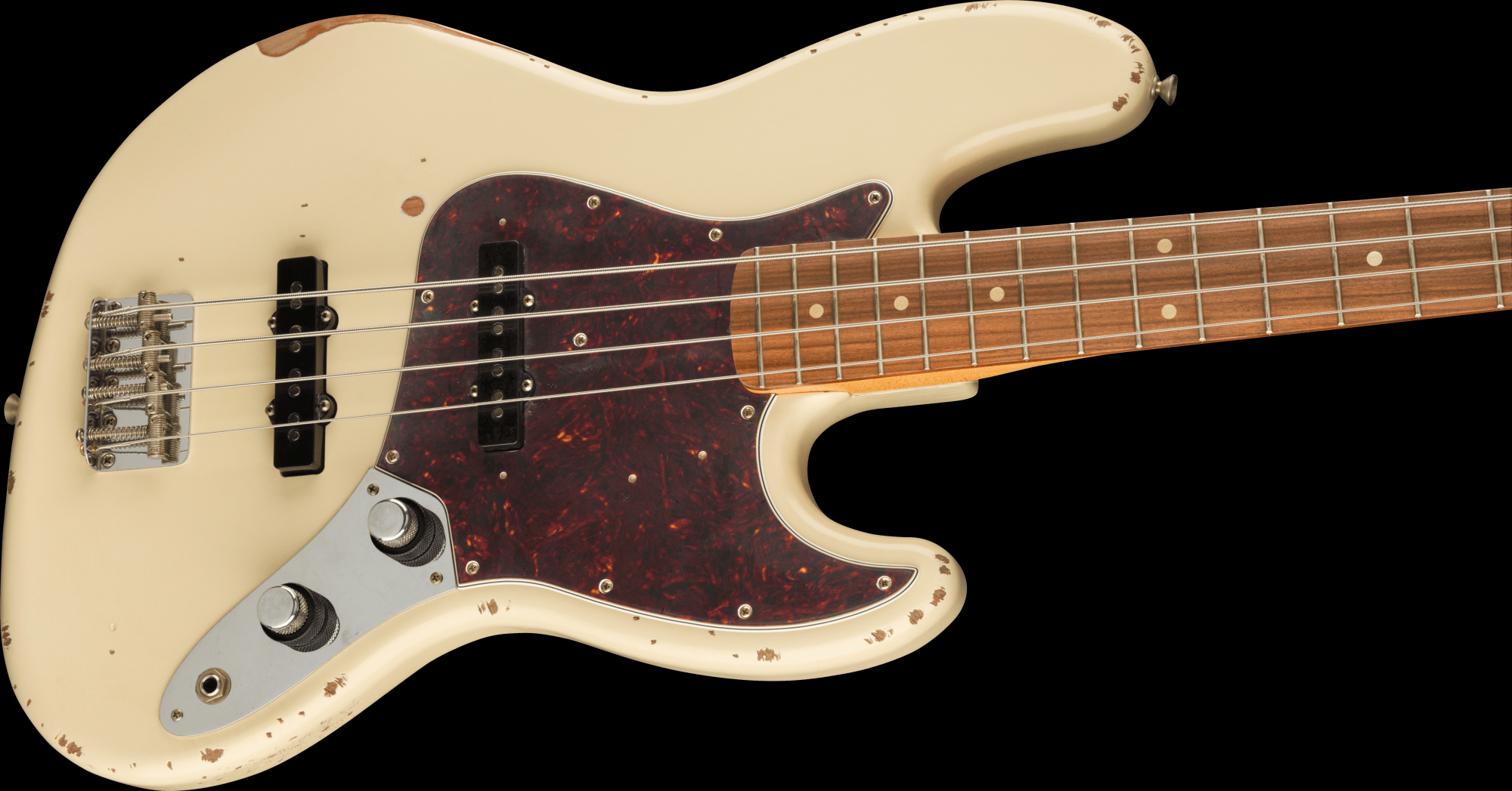 Fender 60th Anniversary Road Worn Jazz Bass Olympic White